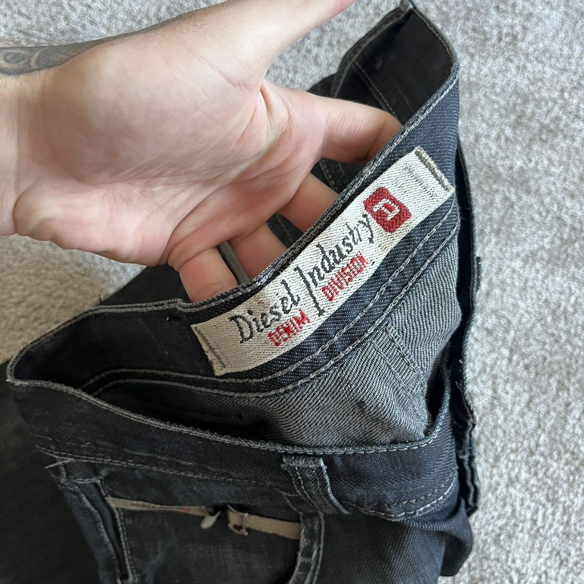 Diesel Vintage Diesel Y2K Rap Jeans 31 Size US 31 - 8 Thumbnail