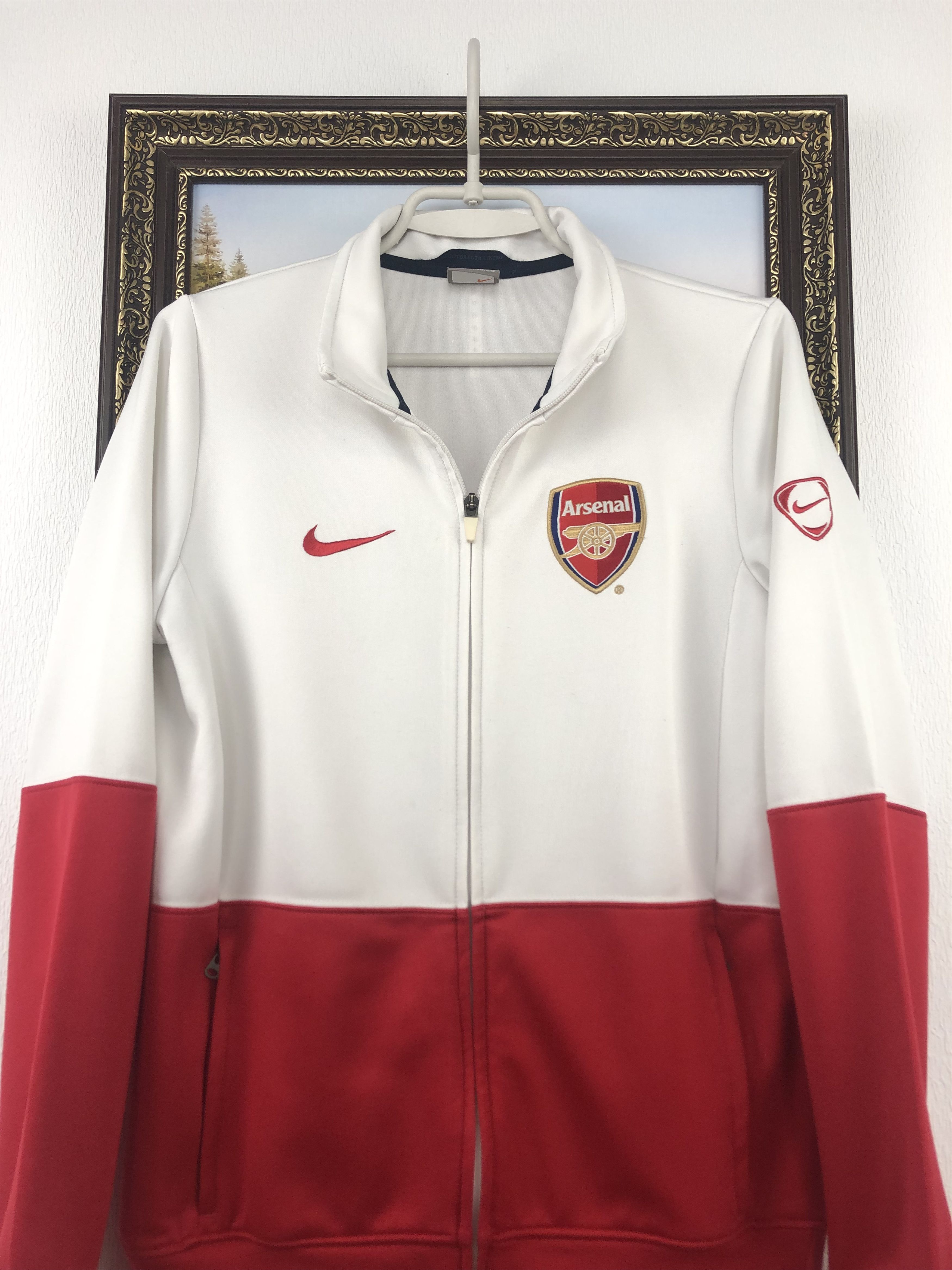 Nike Vintage Arsenal Football Jacket Soccer Track Top Gunners Size US S / EU 44-46 / 1 - 2 Thumbnail