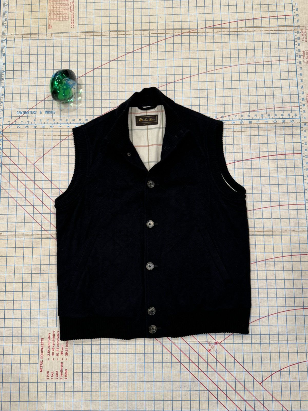 Loro Piana Loro Piana Quilted Cashmere Gilet Vest Black Size Large Size US L / EU 52-54 / 3 - 2 Thumbnail