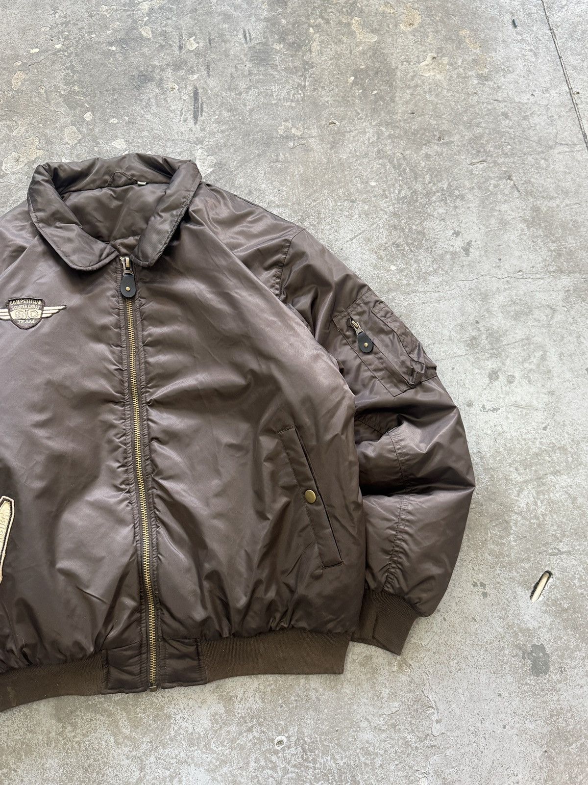 Vintage Vintage Avant Garde Opium y2k CWU-45 Bomber Jacket Size US XL / EU 56 / 4 - 4 Thumbnail