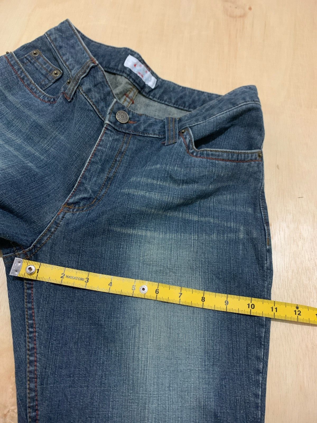 14th Addiction × 20471120 × Japanese Brand Vintage Flare Jeans Ecox Eco-Lifestyle Bootcut Size US 29 - 11 Thumbnail