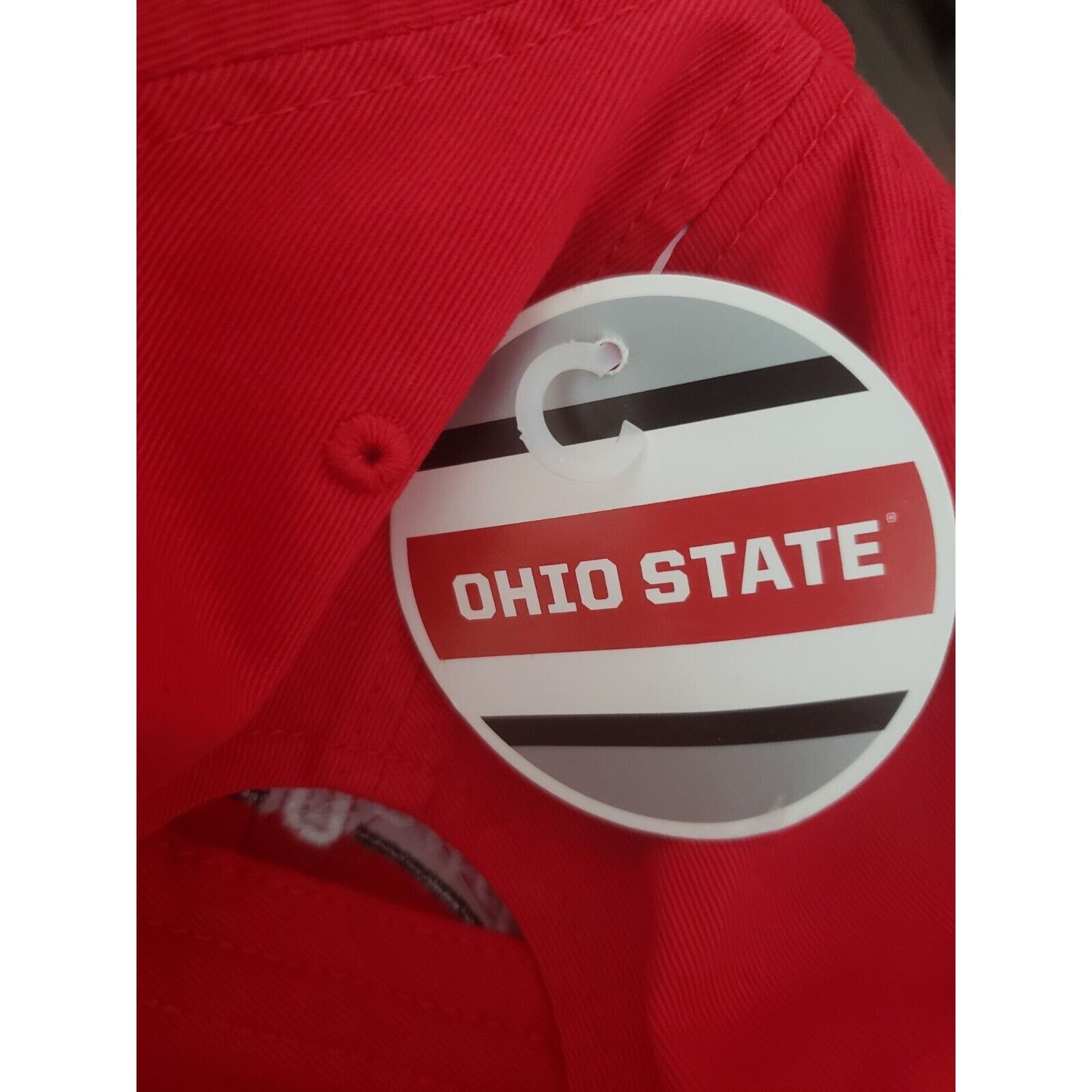 NCAA Ohio State Buckeyes Hat Dad Strapback Strap Back Red NCAA Size ONE SIZE - 7 Thumbnail