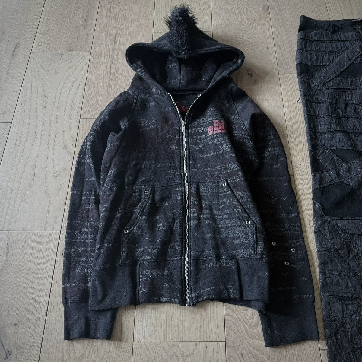 H naoto Mohawk hoodie
