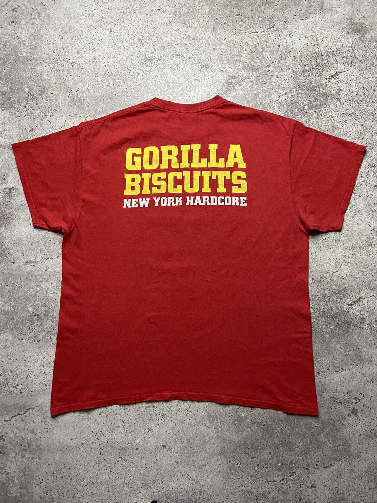 Band Tees Vintage 00s GORILLA BISCUITS Hardcore Band Tee Size US XL / EU 56 / 4 - 2 Thumbnail