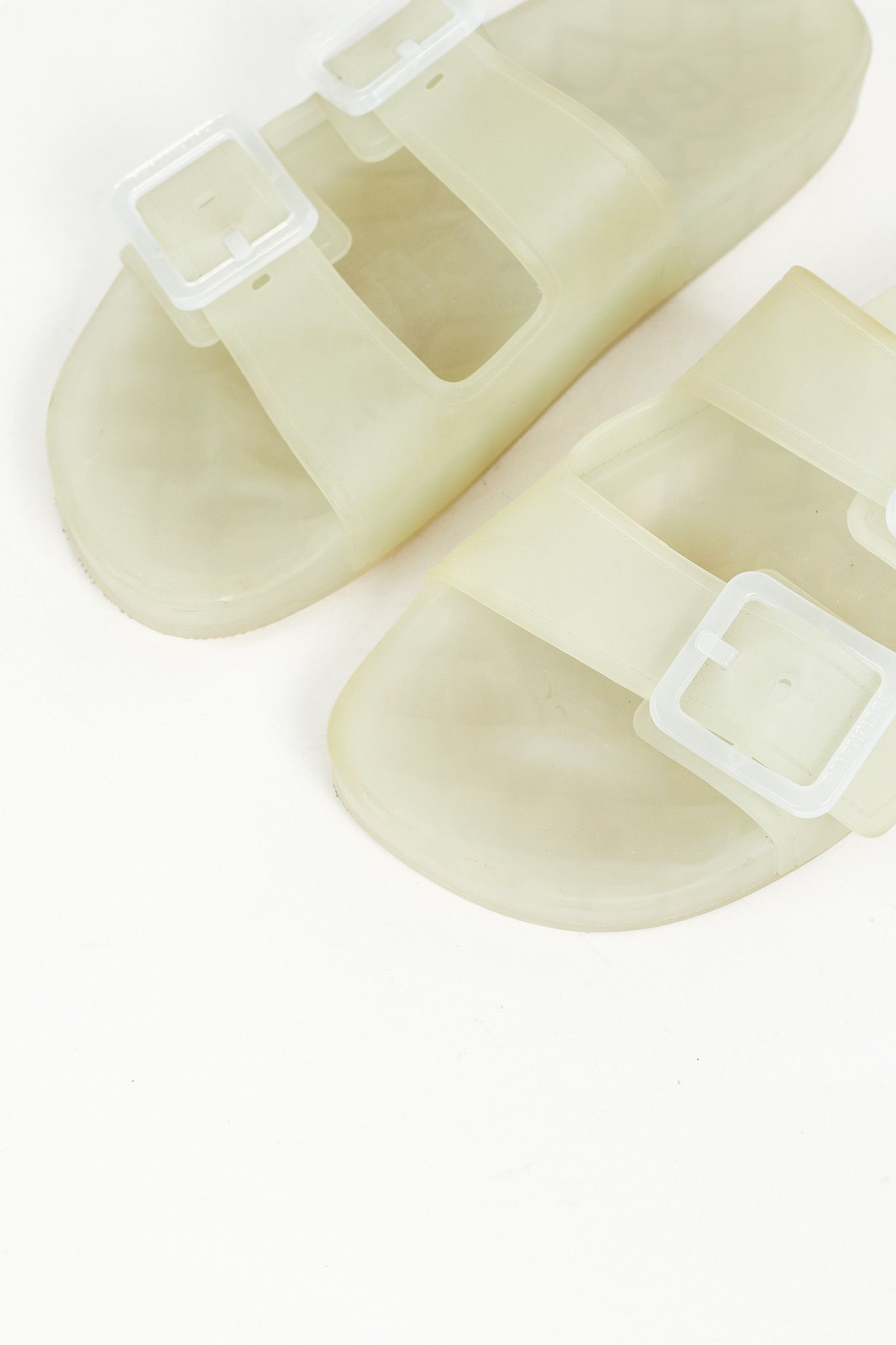 Balenciaga Balenciaga Mallorca Translucent Buckled Jelly Slide Sandals Size US 7.5 / IT 37.5 - 7 Thumbnail