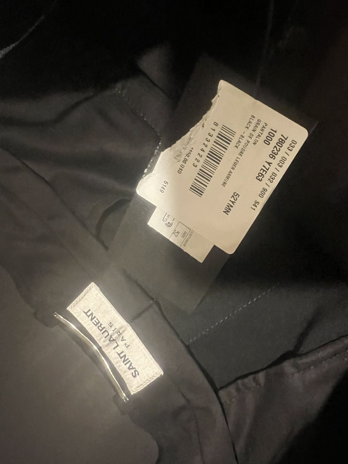 Saint Laurent Paris Saint Laurent mens dress pants. 52/36 $1550 Size 52R - 7 Thumbnail