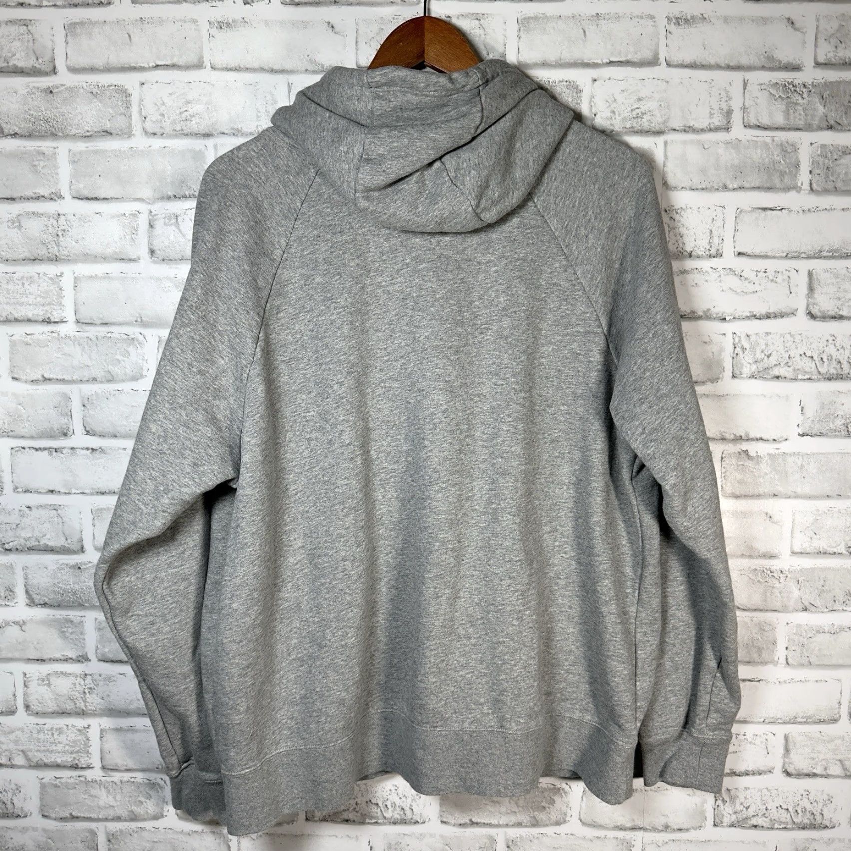 Nike Nike Swoosh Pullover Hoodie Women L Gray Cotton Blend Size L / US 10 / IT 46 - 5 Thumbnail
