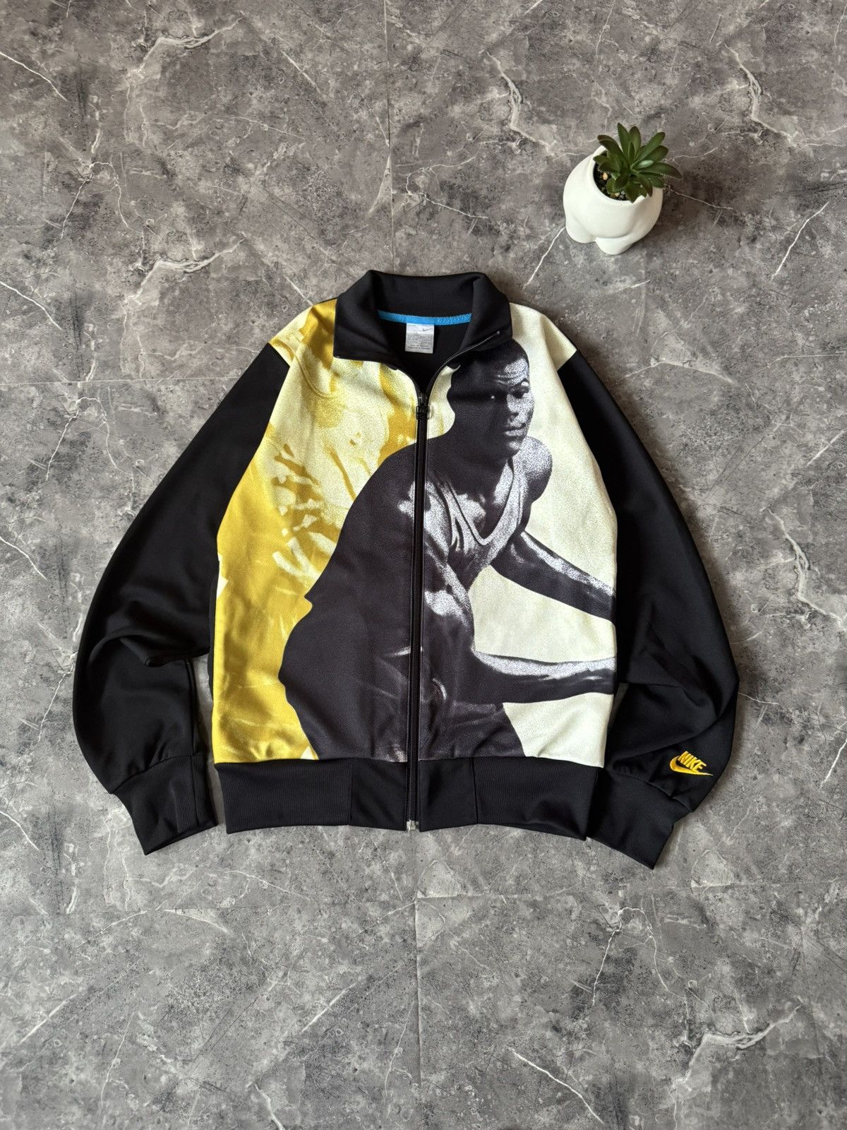 Nike Nike David Robinson Full Zipper Vintage Jacket RARE NBA S Size US S / EU 44-46 / 1 - 1 Thumbnail