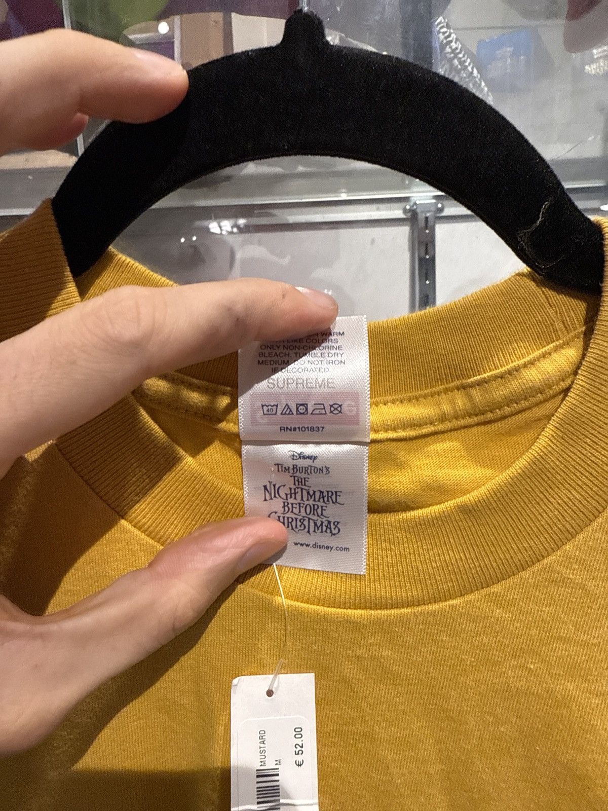 Supreme Supreme Skeleton T-Shirt Mustard Size US M / EU 48-50 / 2 - 4 Thumbnail