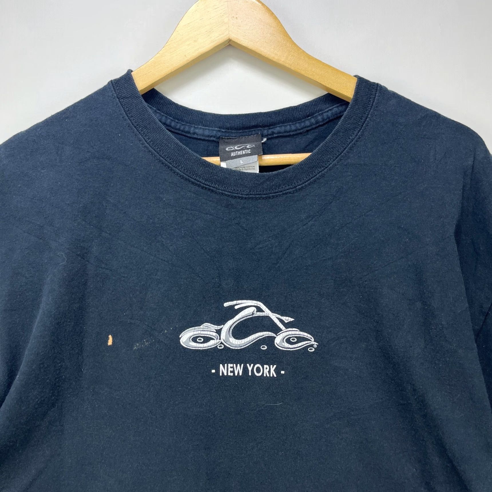 Vintage VINTAGE Sun Faded Orange County Choppers Biker T-Shirt Men L Black NY Large Size US L / EU 52-54 / 3 - 5 Thumbnail