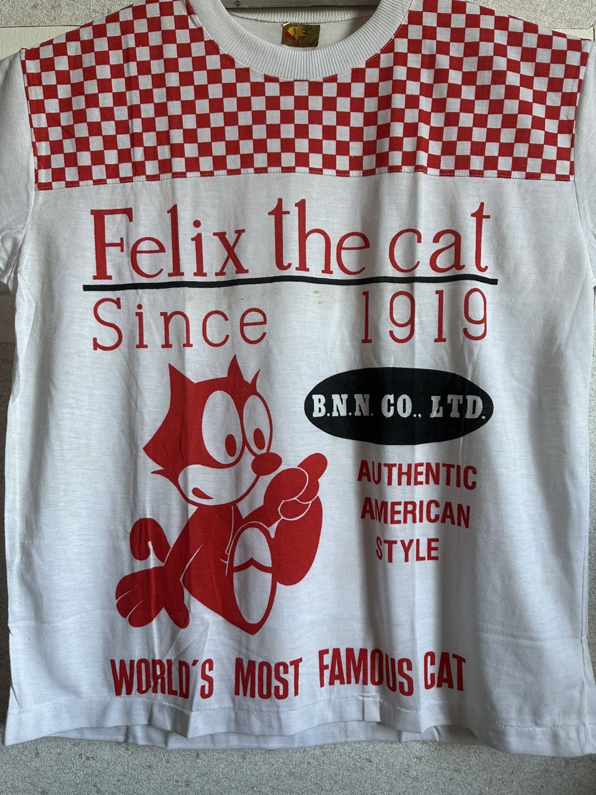 Vintage Vintage 80s Bootleg Felix The Cat BPT01 Size US L / EU 52-54 / 3 - 2 Thumbnail
