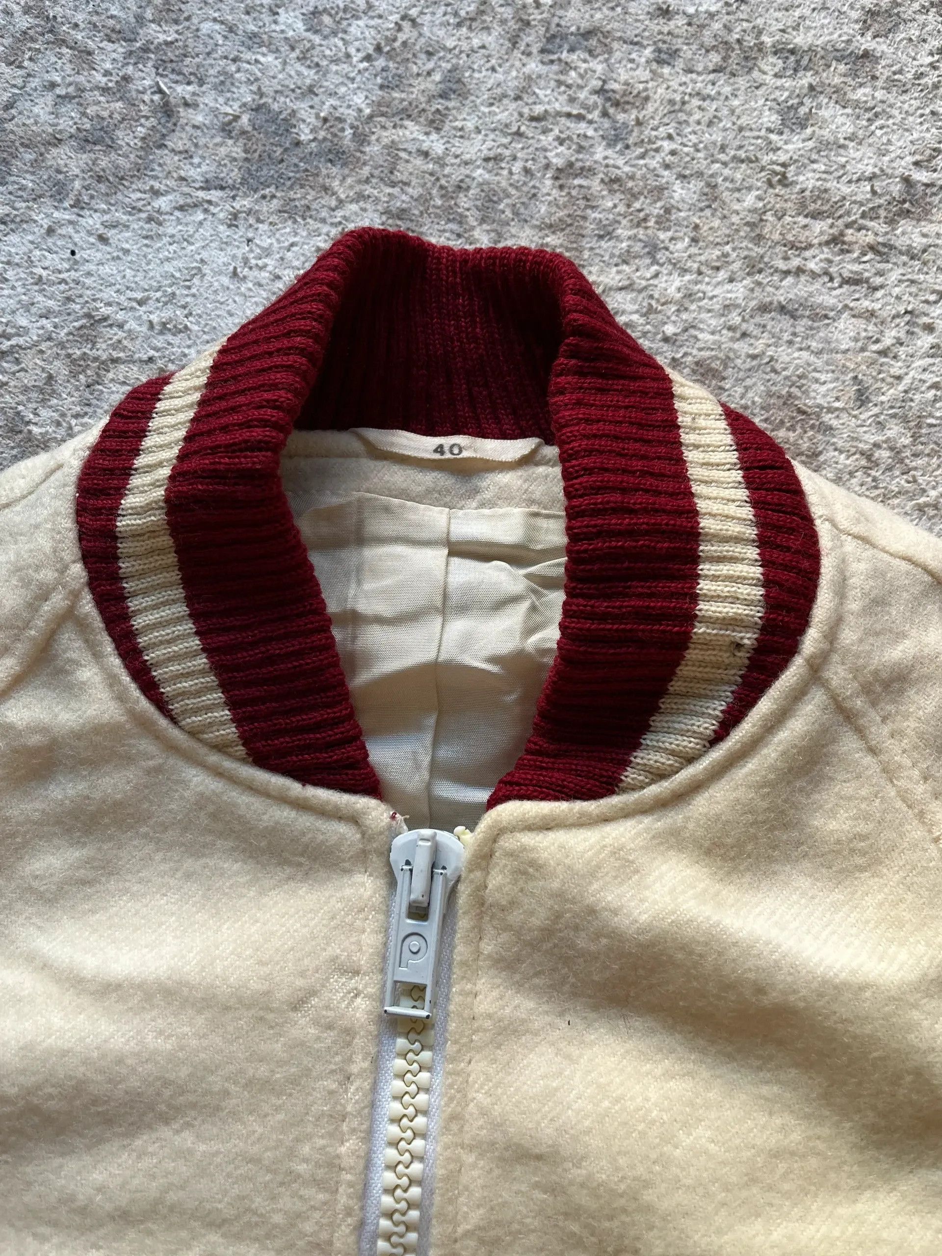 Other Vintage Sz 40 / S Vintage 1990s Wool Bomber Varsity Size US S / EU 44-46 / 1 - 3 Thumbnail