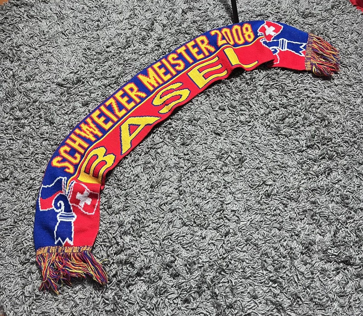 Vintage BASEL 1893 VINTAGE FOOTBALL SWISS SWITZERLAND SCARF Size ONE SIZE - 1 Thumbnail