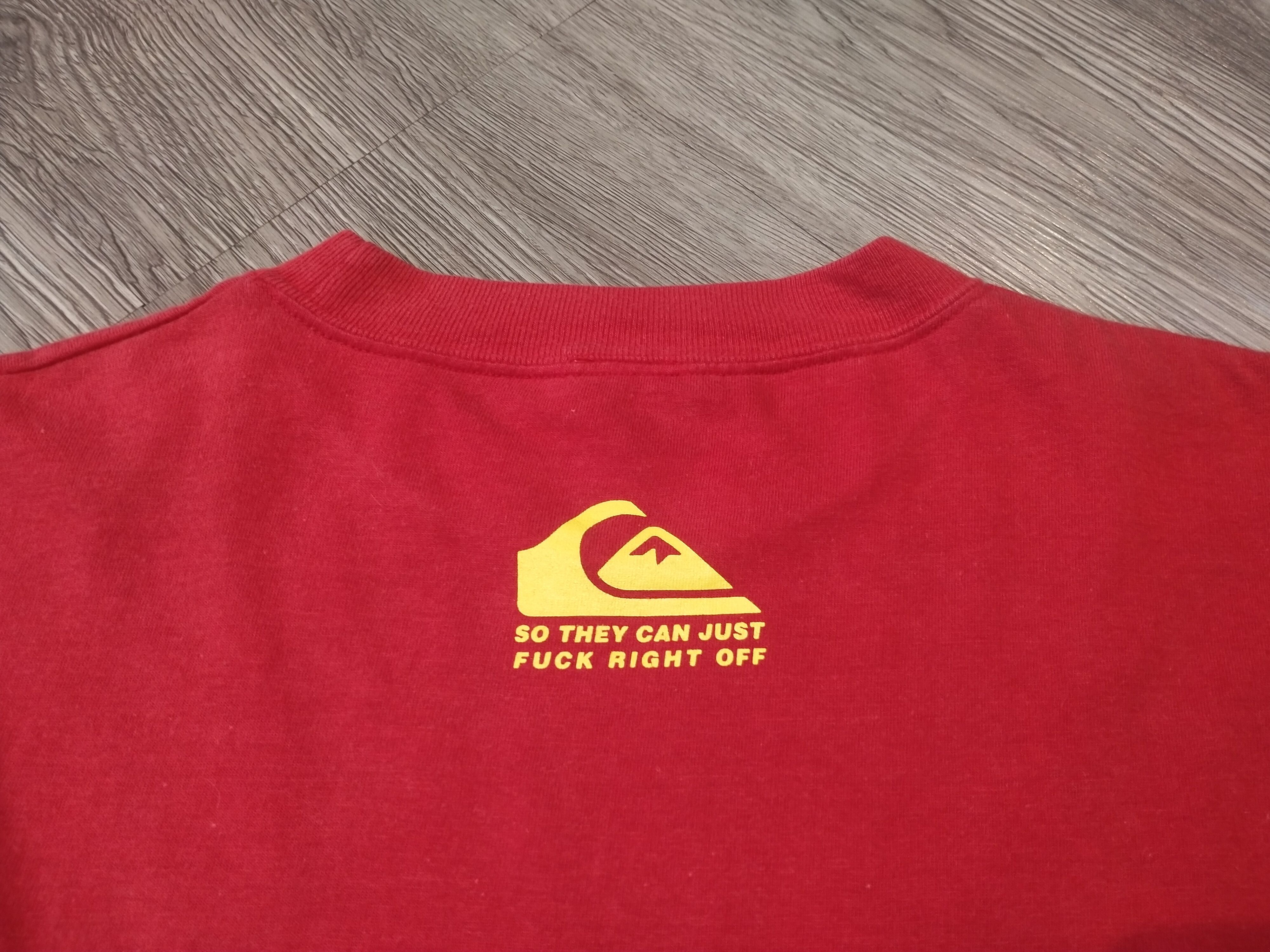 Quiksilver T-shirt Vintage 90s Quicksilver Japan Size US M / EU 48-50 / 2 - 7 Thumbnail