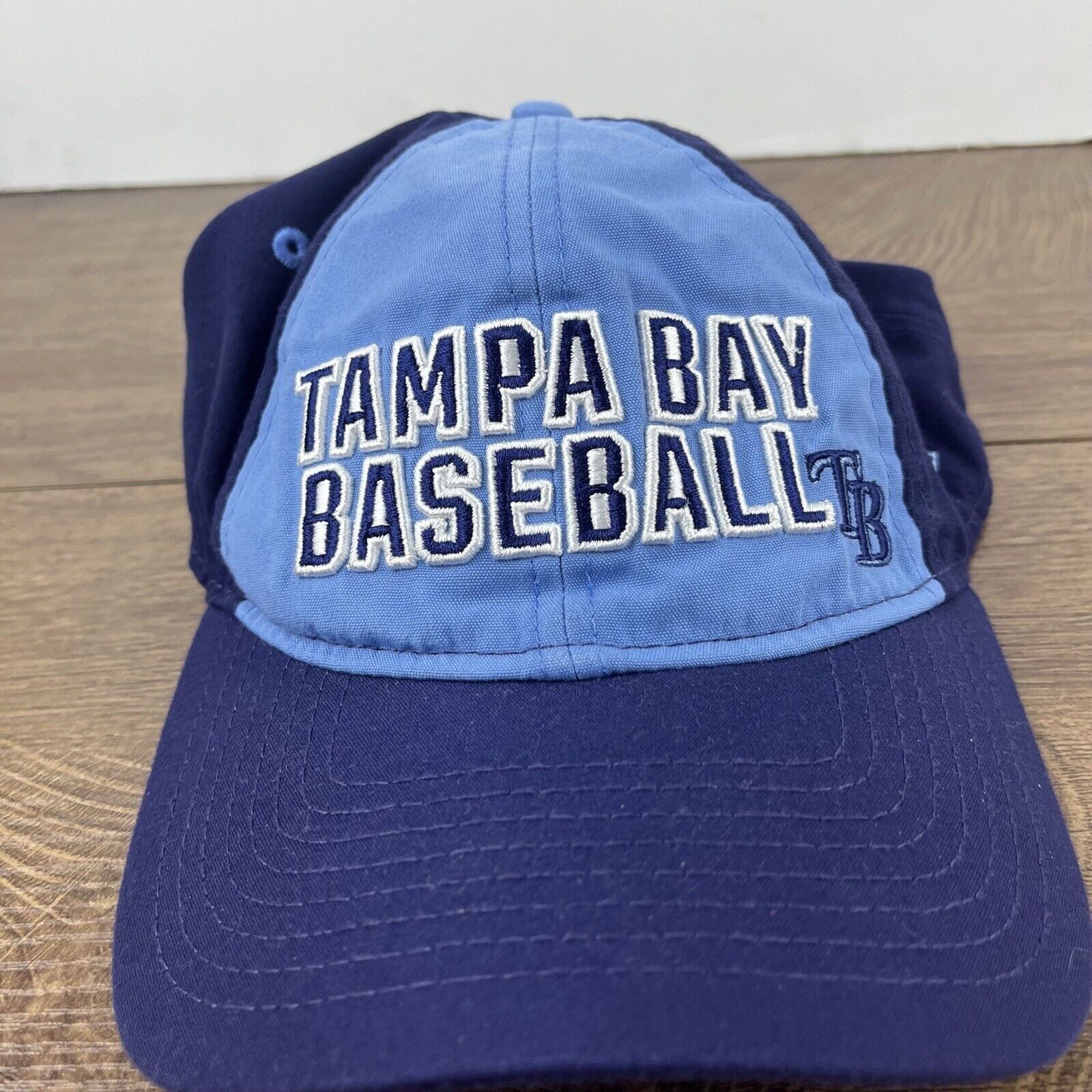 New Era Tampa Bay Rays Hat New Era Snapback Hat Blue Adjustable Hat Size ONE SIZE - 5 Thumbnail