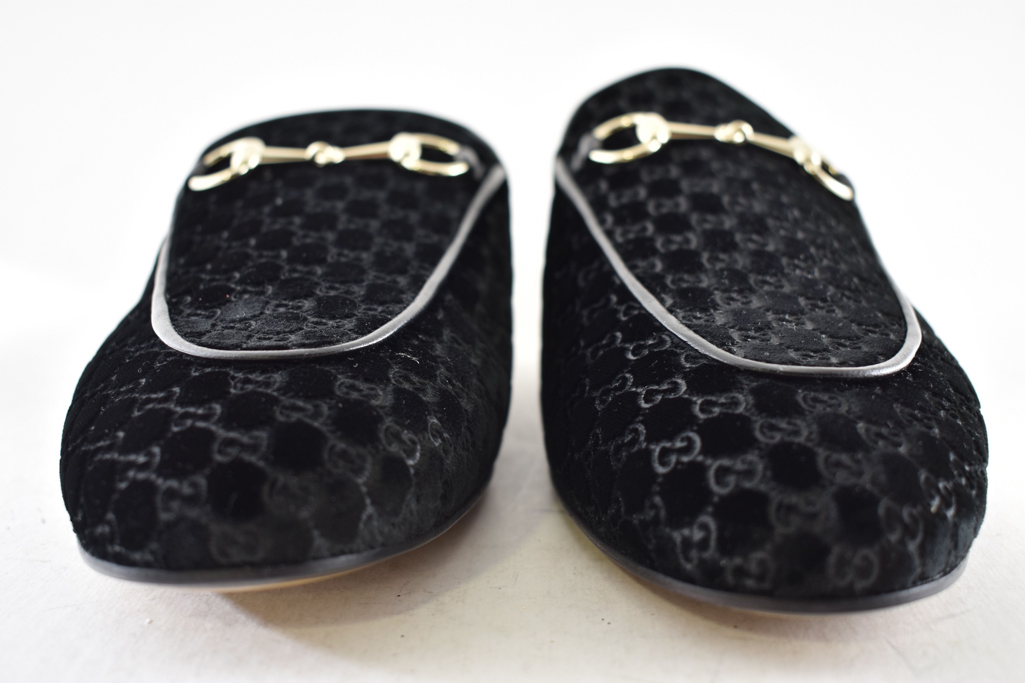 Gucci Princetown Velvet Backless Slide Loafer Mule Slipper Flat 41 Size US 11 / IT 41 - 12 Thumbnail
