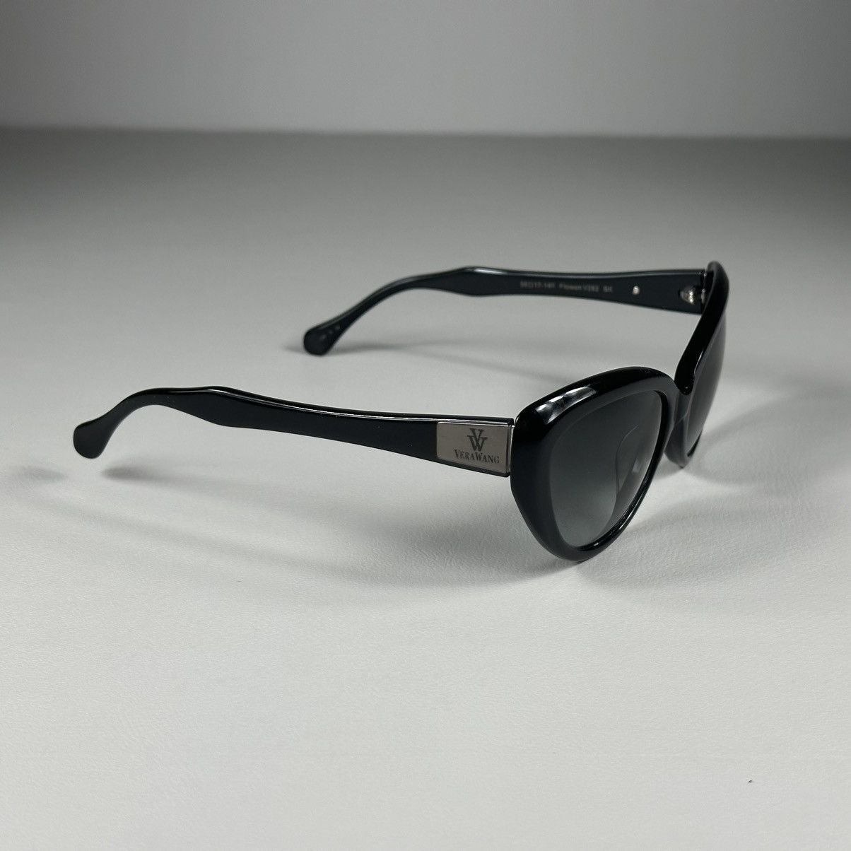 Vera Wang Vera Wang Flowen V282 Black Cat Eye Sunglasses Size ONE SIZE - 2 Thumbnail
