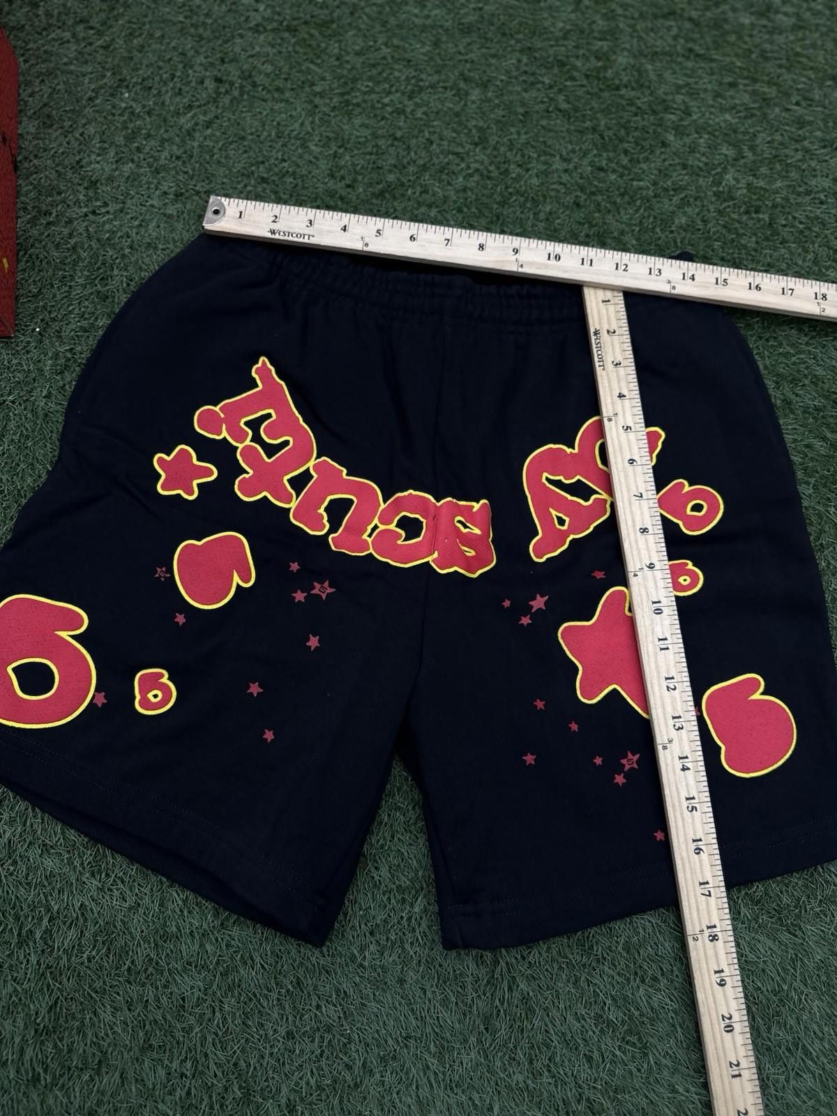 Sp5der Sp5der OG Web V2 Phantom Sweatshort “Black Red” 2025 (M) Size US 32 / EU 48 - 6 Thumbnail