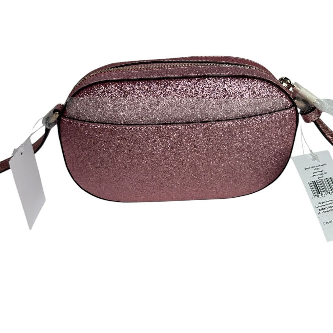 Kate Spade Kate Spade Glimmer Oval Small Camera Bag Mitten Pink Glitter Size ONE SIZE - 2 Thumbnail