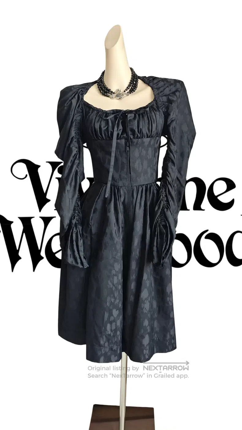 Vivienne Westwood Vivienne Westwood Black Damask Corset Dress Size M / US 6-8 / IT 42-44 - 1 Thumbnail