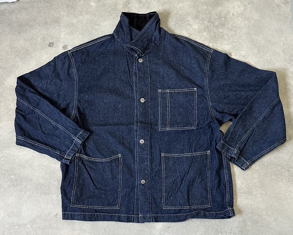 GU VINTAGE GU OUTERWEAR DENIM JACKET Size US XL / EU 56 / 4 - 1 Thumbnail