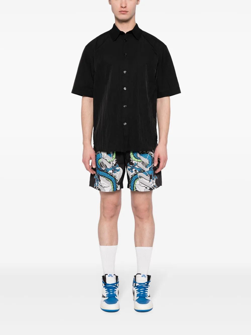 Amiri o1mle0326 Dragon Shorts in Multicolor Size US 38 / EU 54 - 2 Thumbnail