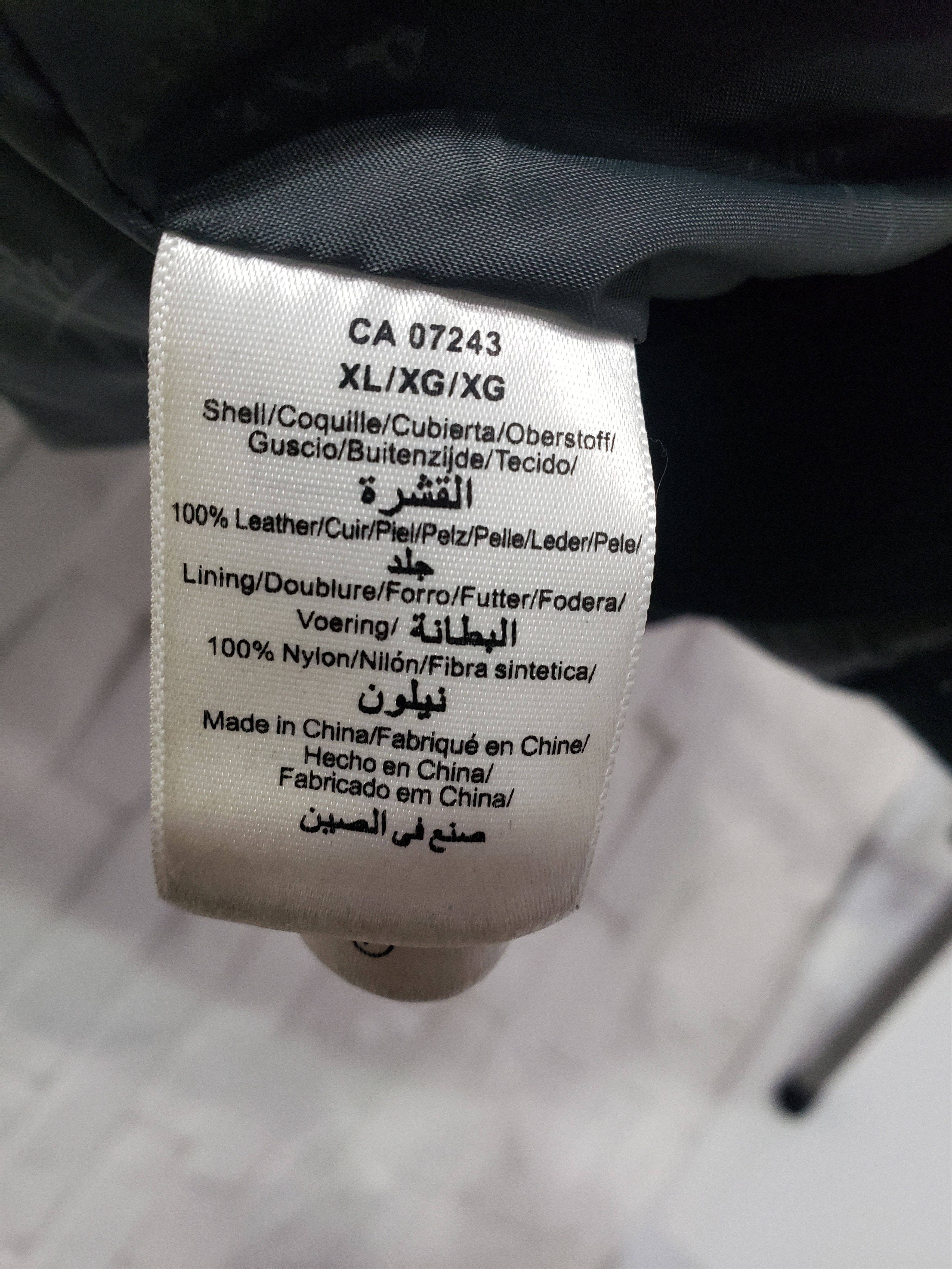 Other Gray leather jacket with a zipper with many pockets. Size US L / EU 52-54 / 3 - 8 Thumbnail