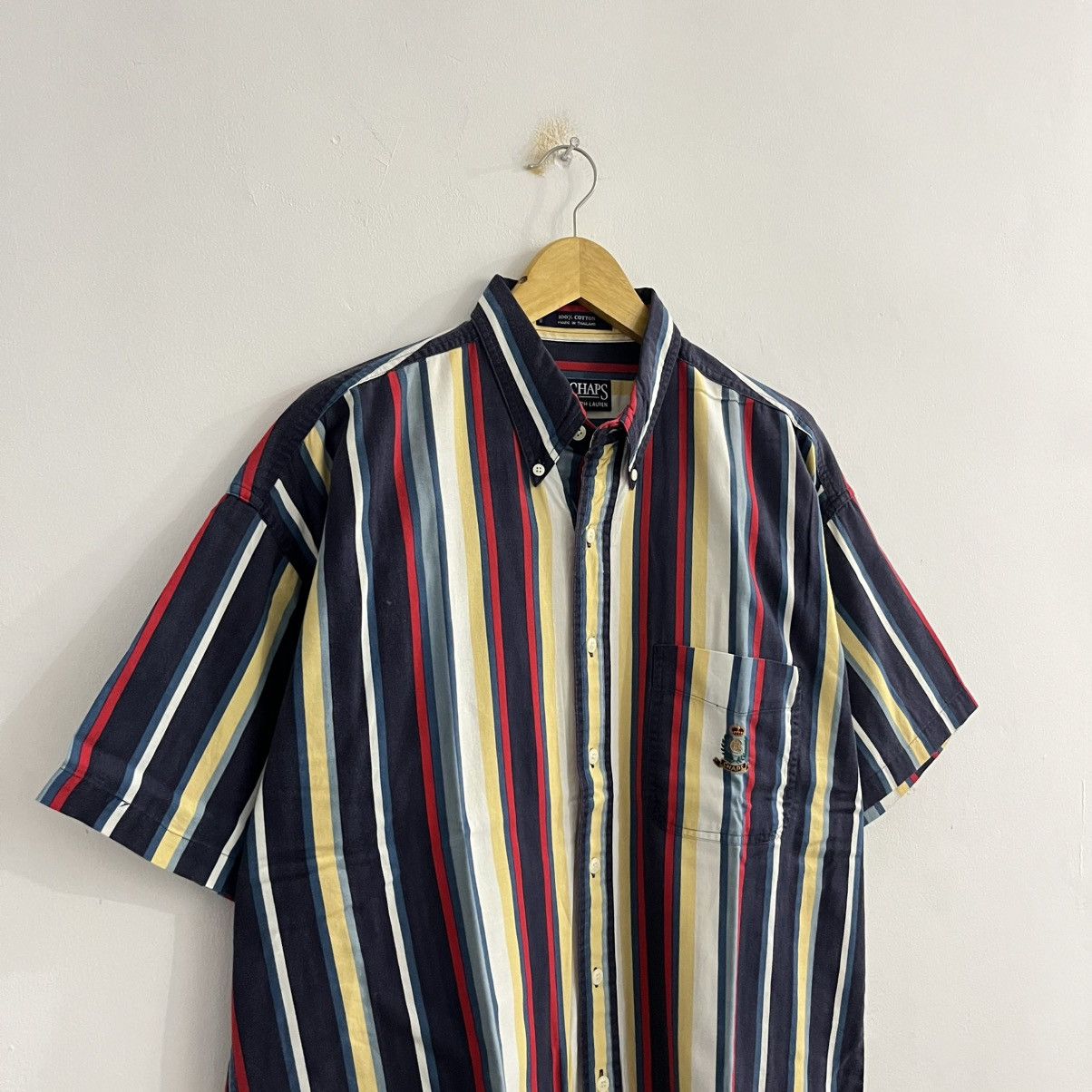 Chaps Ralph Lauren Vintage Chaps Ralph Lauren Striped Shirt Size US L / EU 52-54 / 3 - 3 Thumbnail