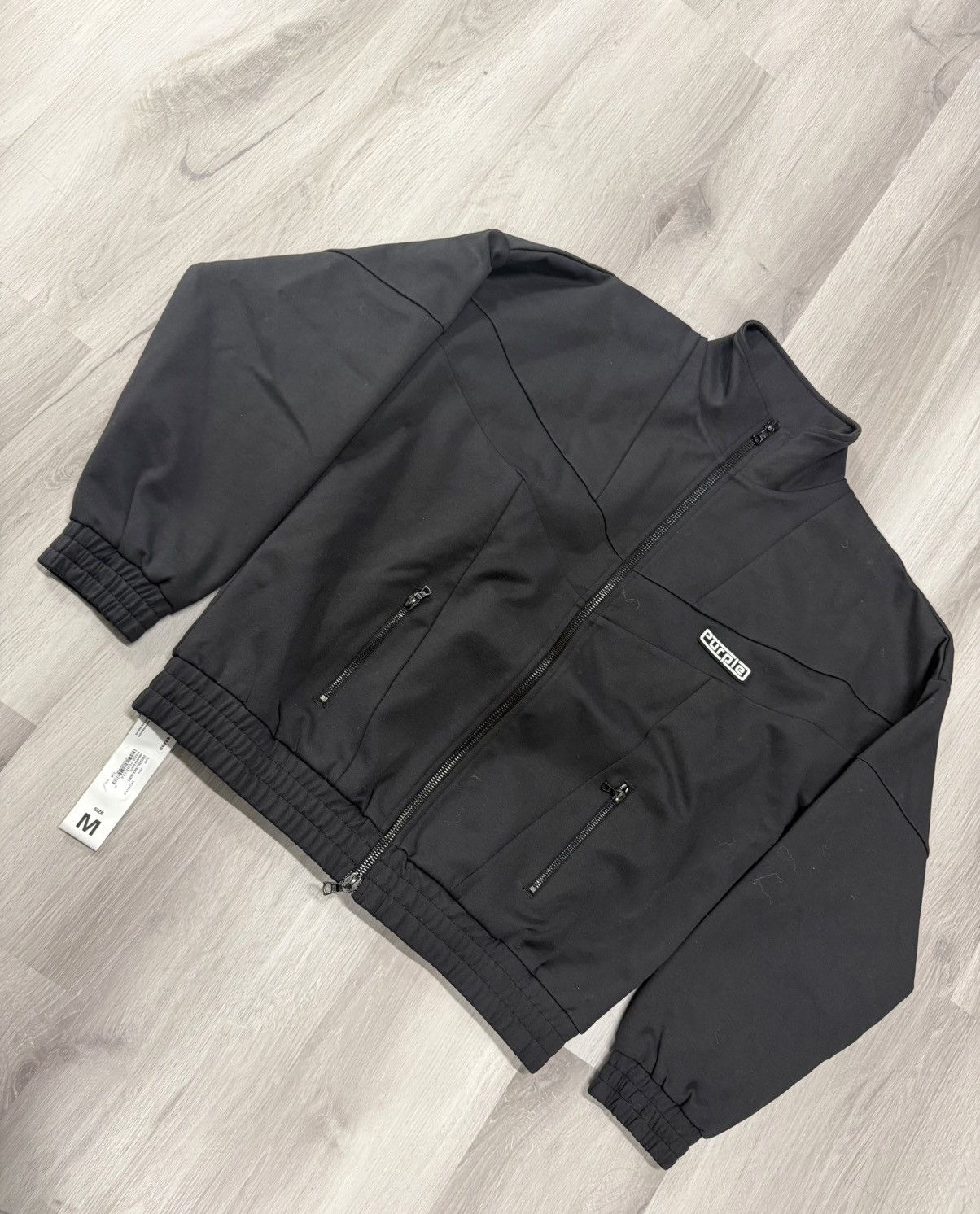 Purple Brand Purple Brand Oversized Track Jacket Black Beauty Size US M / EU 48-50 / 2 - 1 Thumbnail