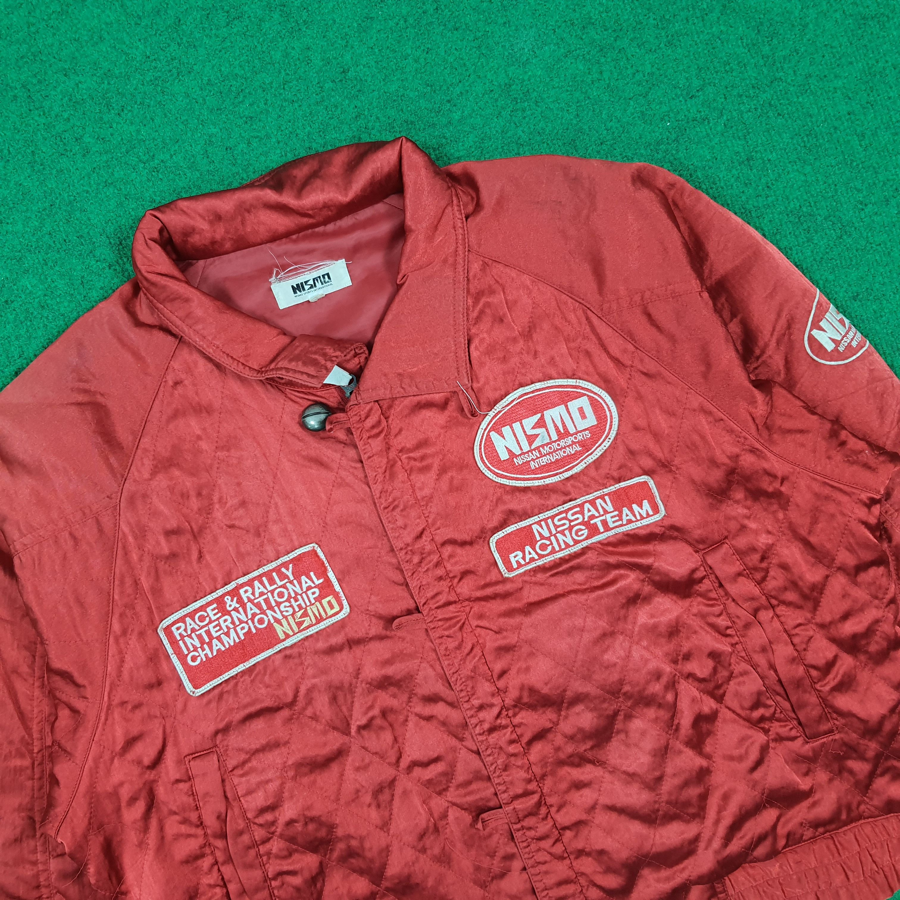 Nissan Vintage NISMO Nissan Racing Bomber Quilted Jacket E1A10 Size US M / EU 48-50 / 2 - 4 Thumbnail