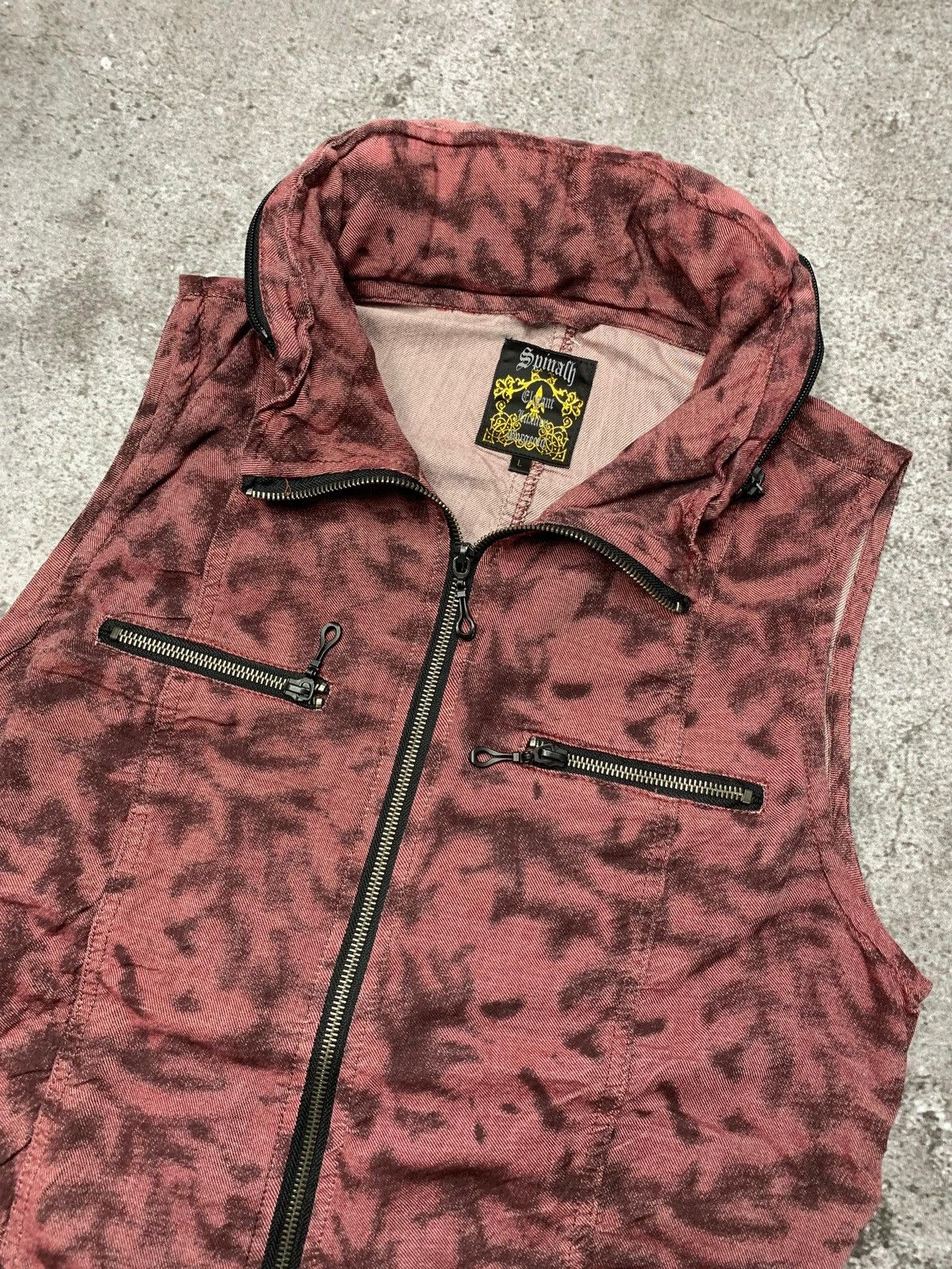 Japanese Brand Japanese Brand Spinach Y2k Bono Vest Size US M / EU 48-50 / 2 - 5 Thumbnail