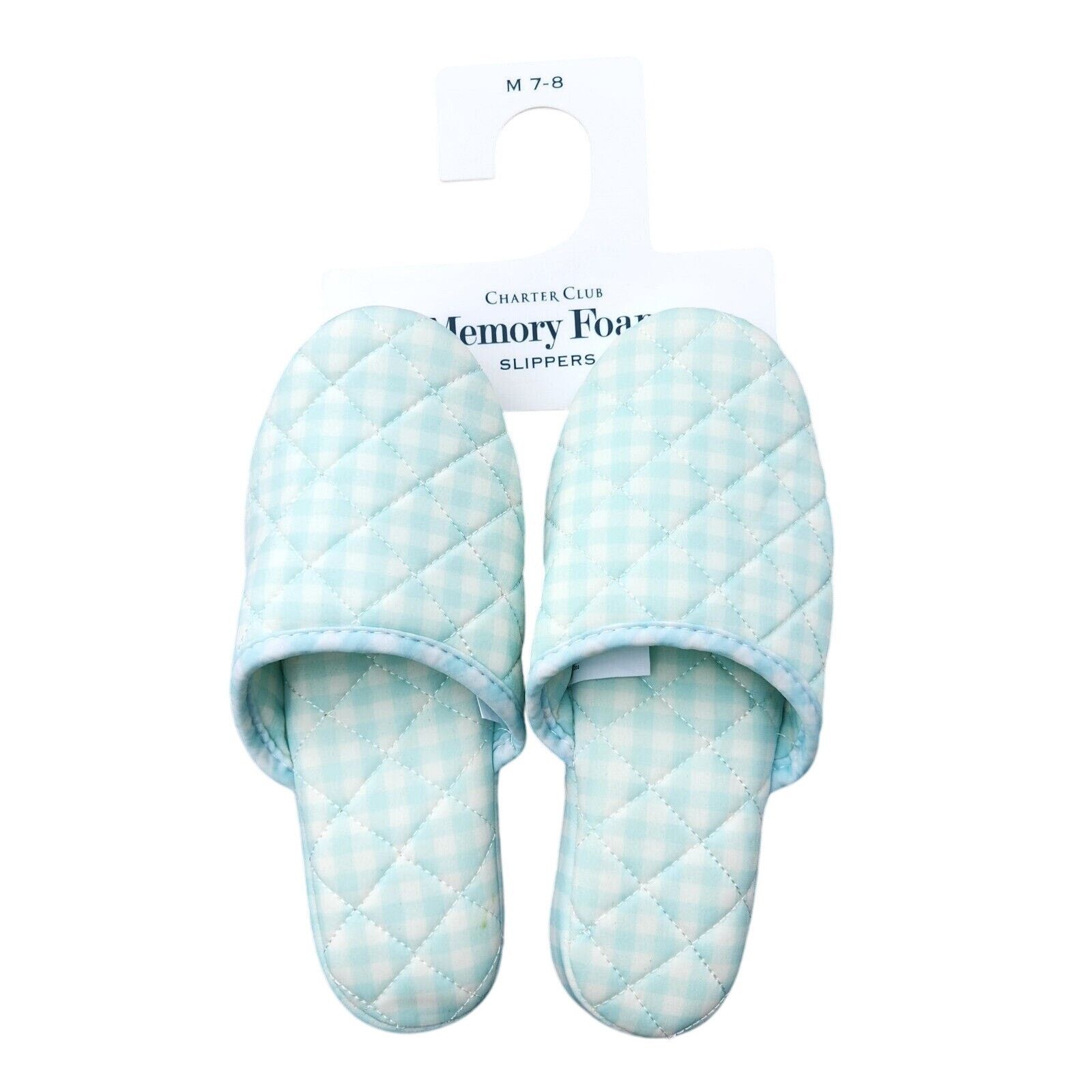 The Unbranded Brand Charter Club Women Quilted Indoor Clog Slipper Size M / 7-8 Size US 8 / IT 38 - 2 Thumbnail