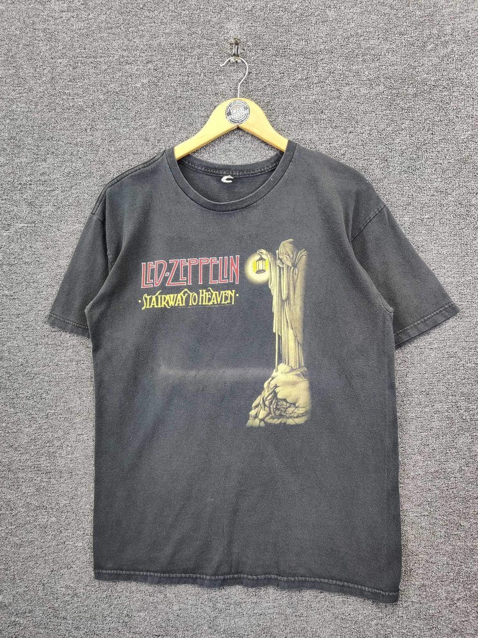 Band Tees Vintage Led Zeppelin Stairway To Heaven Tee Tshirt Size US M / EU 48-50 / 2 - 2 Thumbnail
