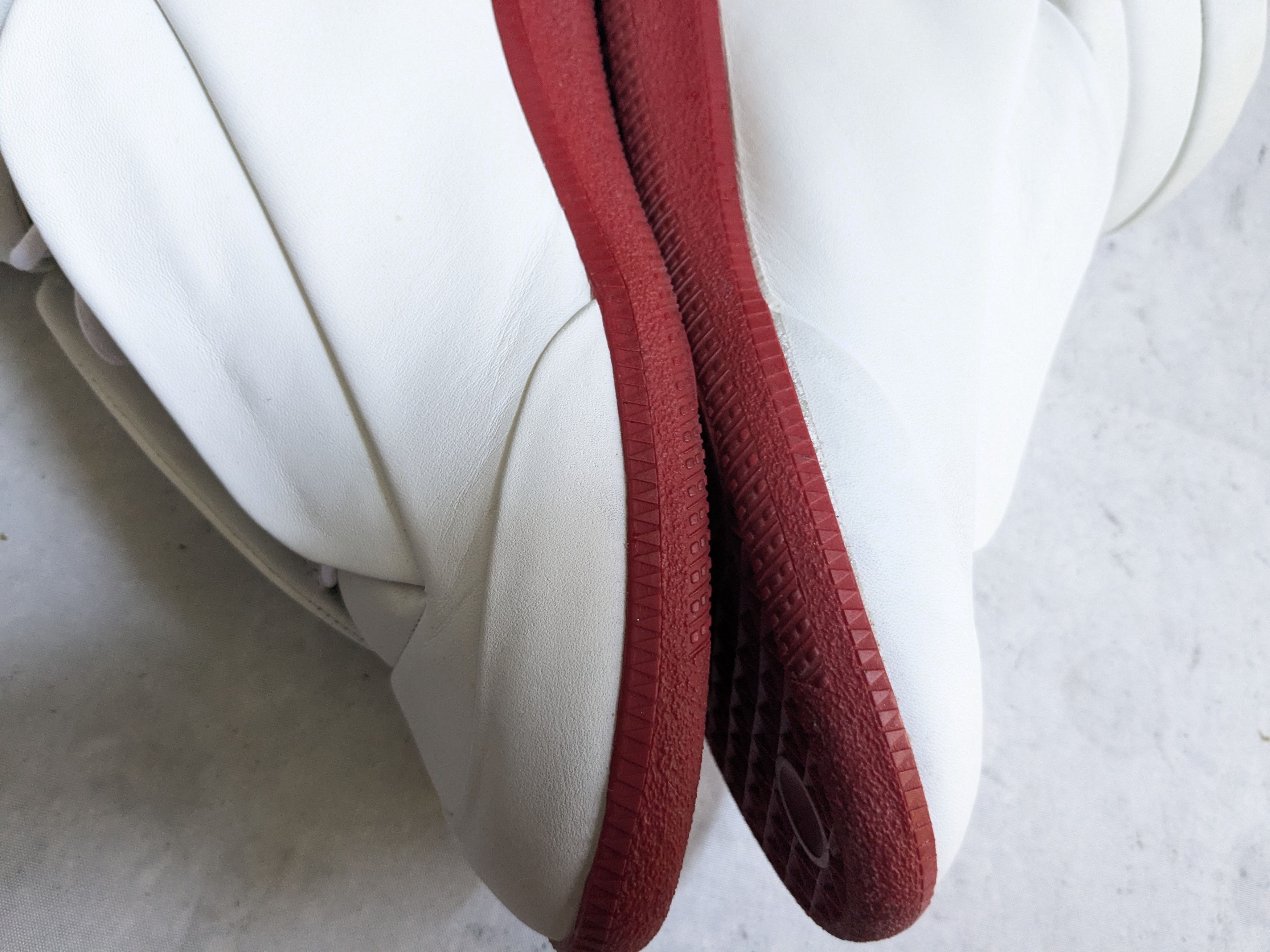 Maison Margiela Maison Margiela Future White Red 11 44 High Tops Leather Size US 11 / EU 44 - 14 Thumbnail