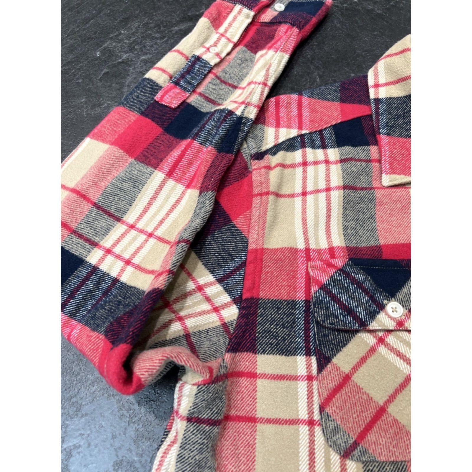 RVCA VINTAGE RVCA Shirt Mens Large Casual Flannel Button-Up Long Sleeve Plaid Cotton Fall Winter Men Size US L / EU 52-54 / 3 - 5 Thumbnail