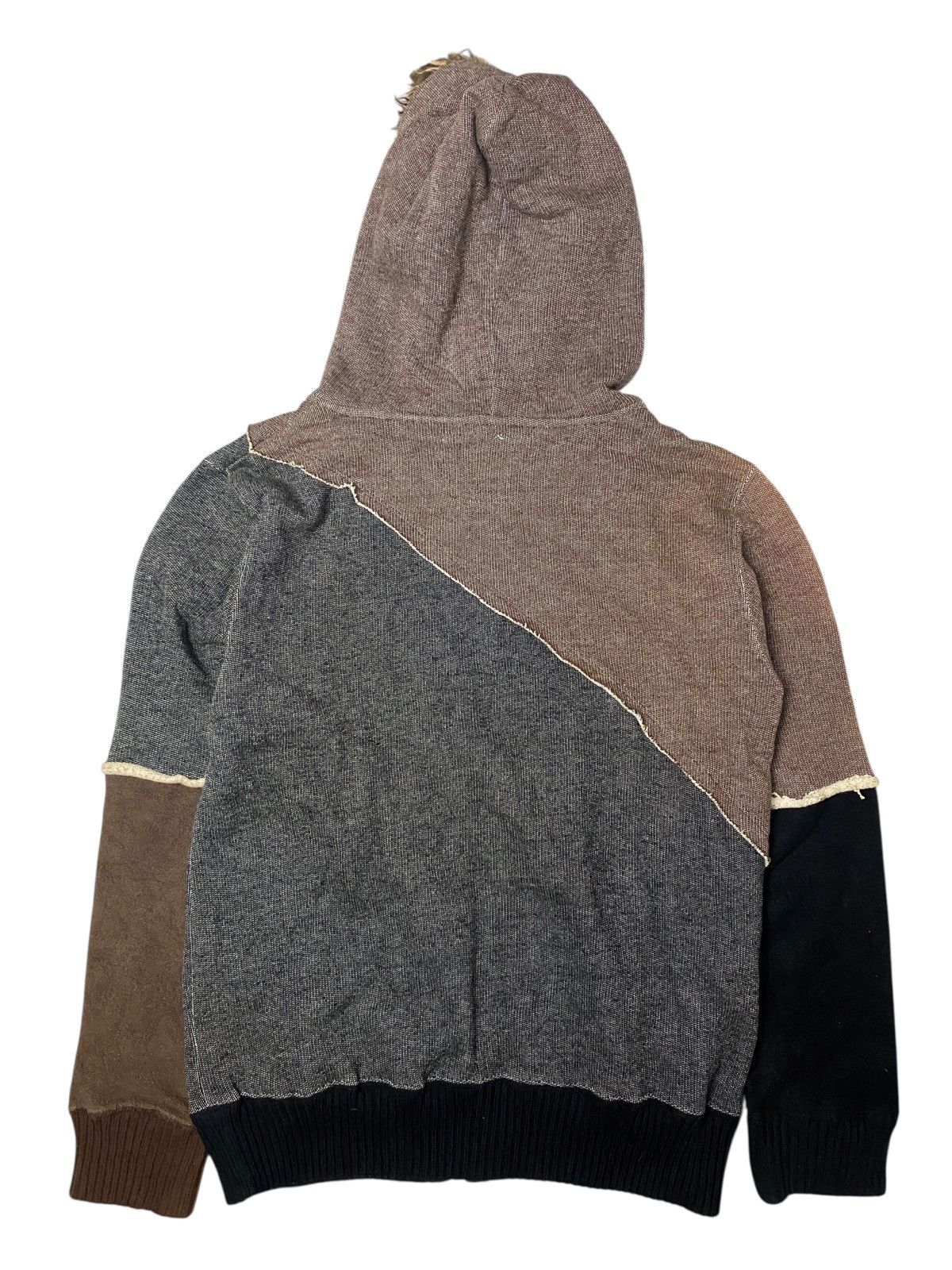 Le Grande Bleu (L.G.B.) 2000's Kittle 3 Tone Fur Hoodie Size US M / EU 48-50 / 2 - 5 Thumbnail