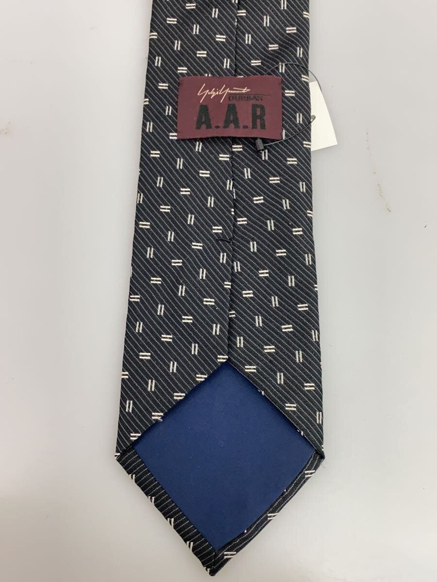 Yohji Yamamoto Yohji Yamamoto D’URBAN A.A.R Silk/Black Tie Size ONE SIZE - 4 Thumbnail