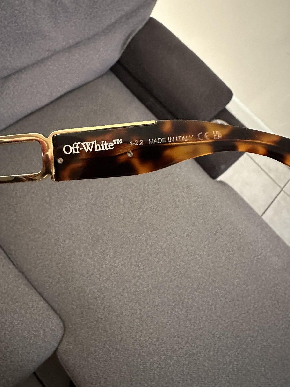 Off-White Off-White Boston Sunglasses Havannah Size ONE SIZE - 10 Thumbnail