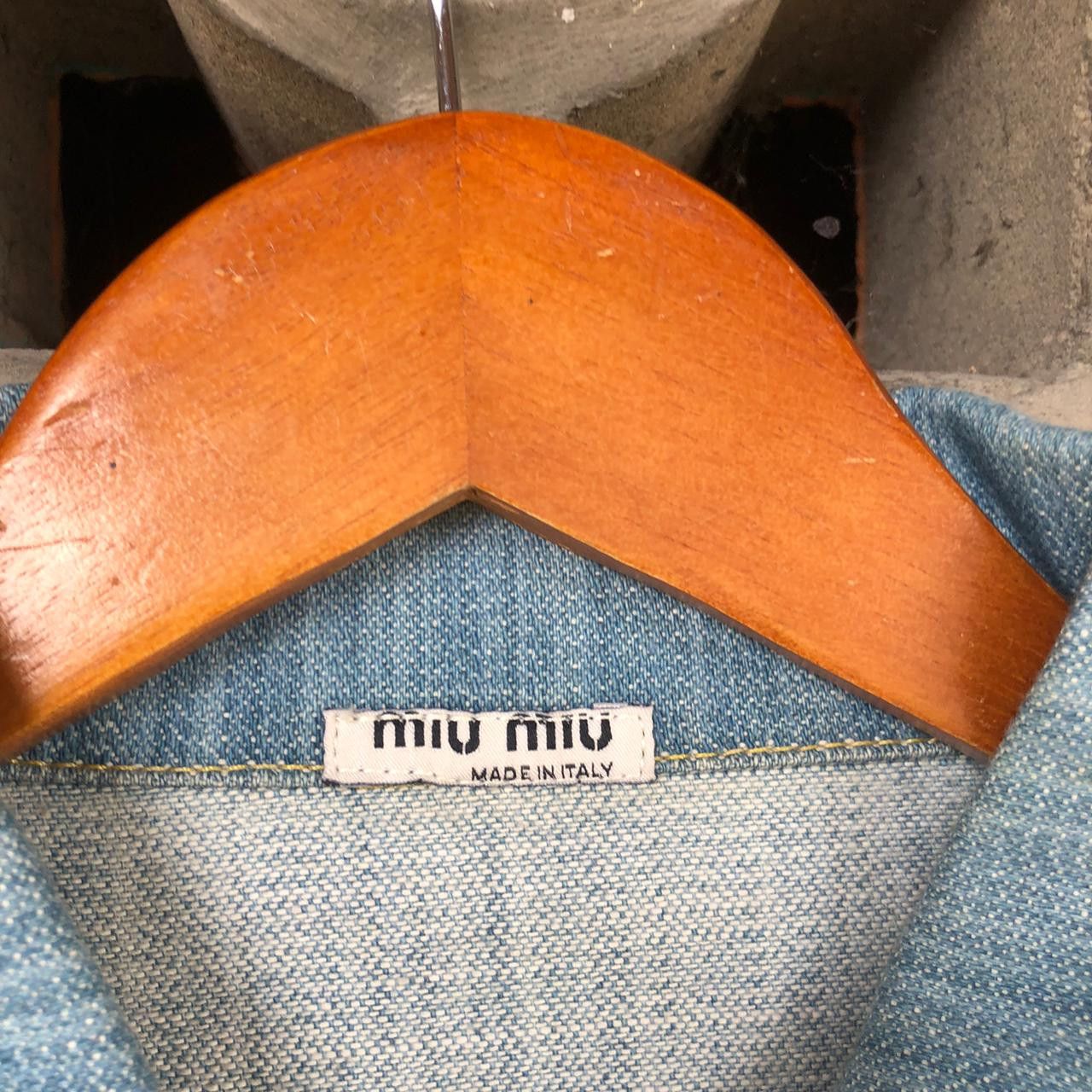 Miu Miu Miu Miu Western Denim Jacket Size US S / EU 44-46 / 1 - 5 Thumbnail