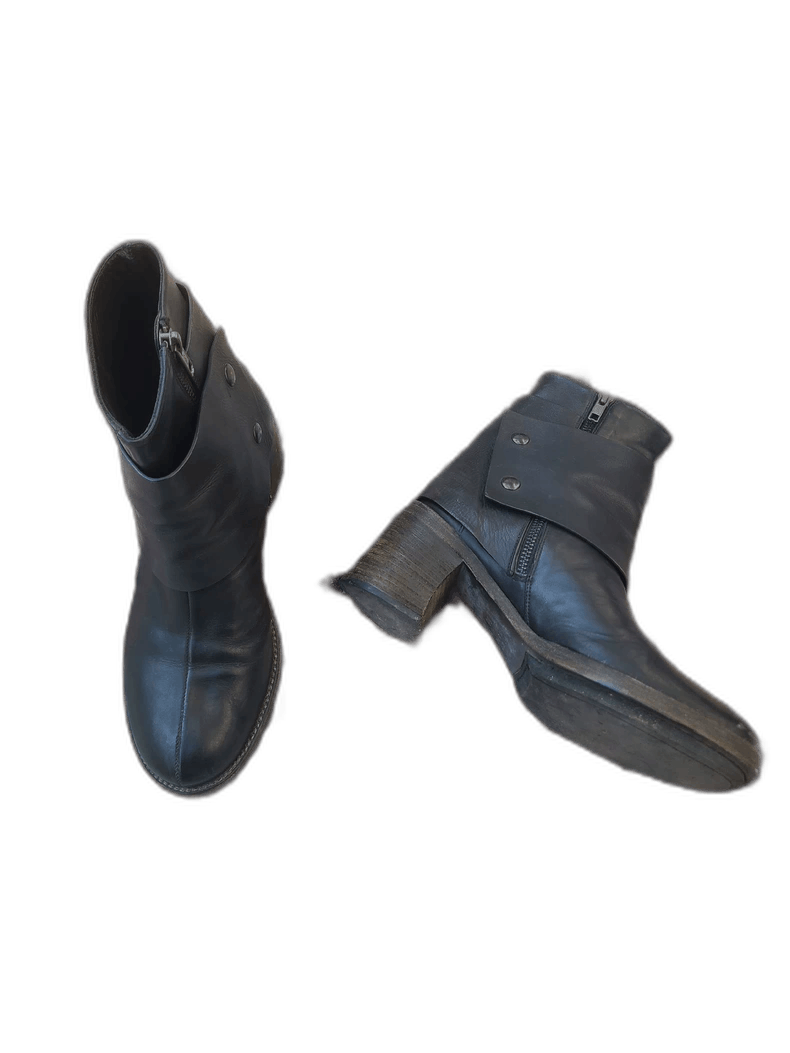 Ann Demeulemeester Ann Demeulemeester Women's Leather Boots Size US 6 / IT 36 - 1 Thumbnail