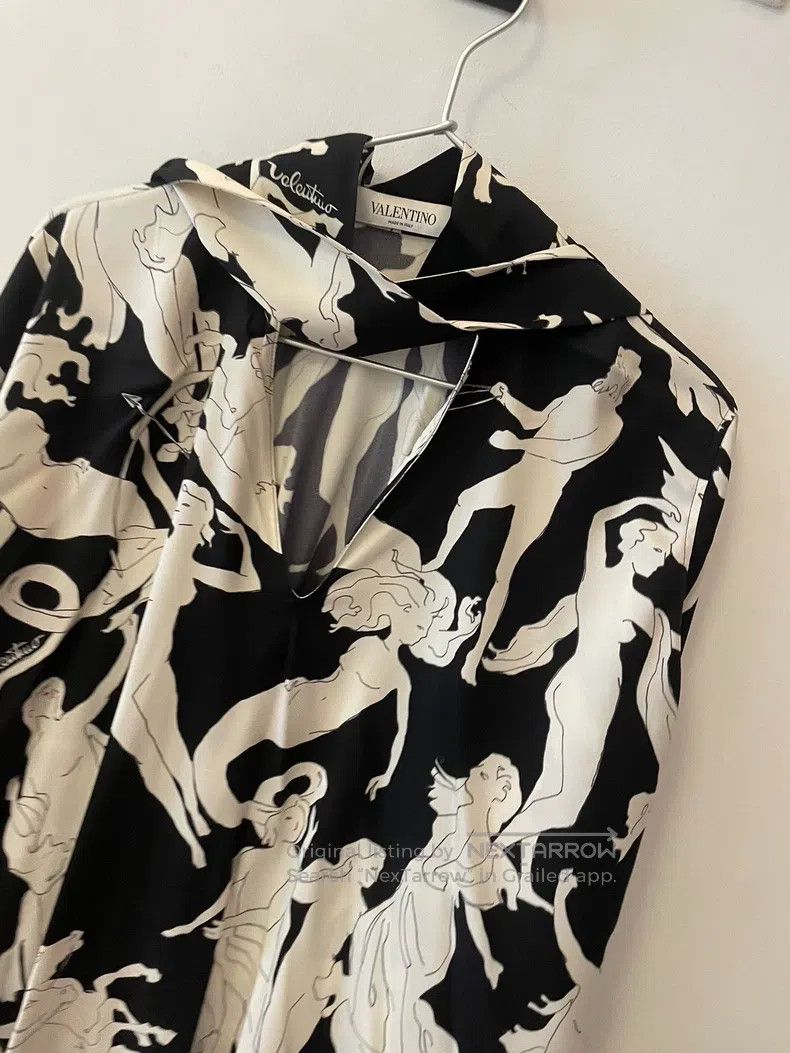 Valentino Valentino The main line mulberry silk show shirt Size XS / US 0-2 / IT 36-38 - 3 Thumbnail