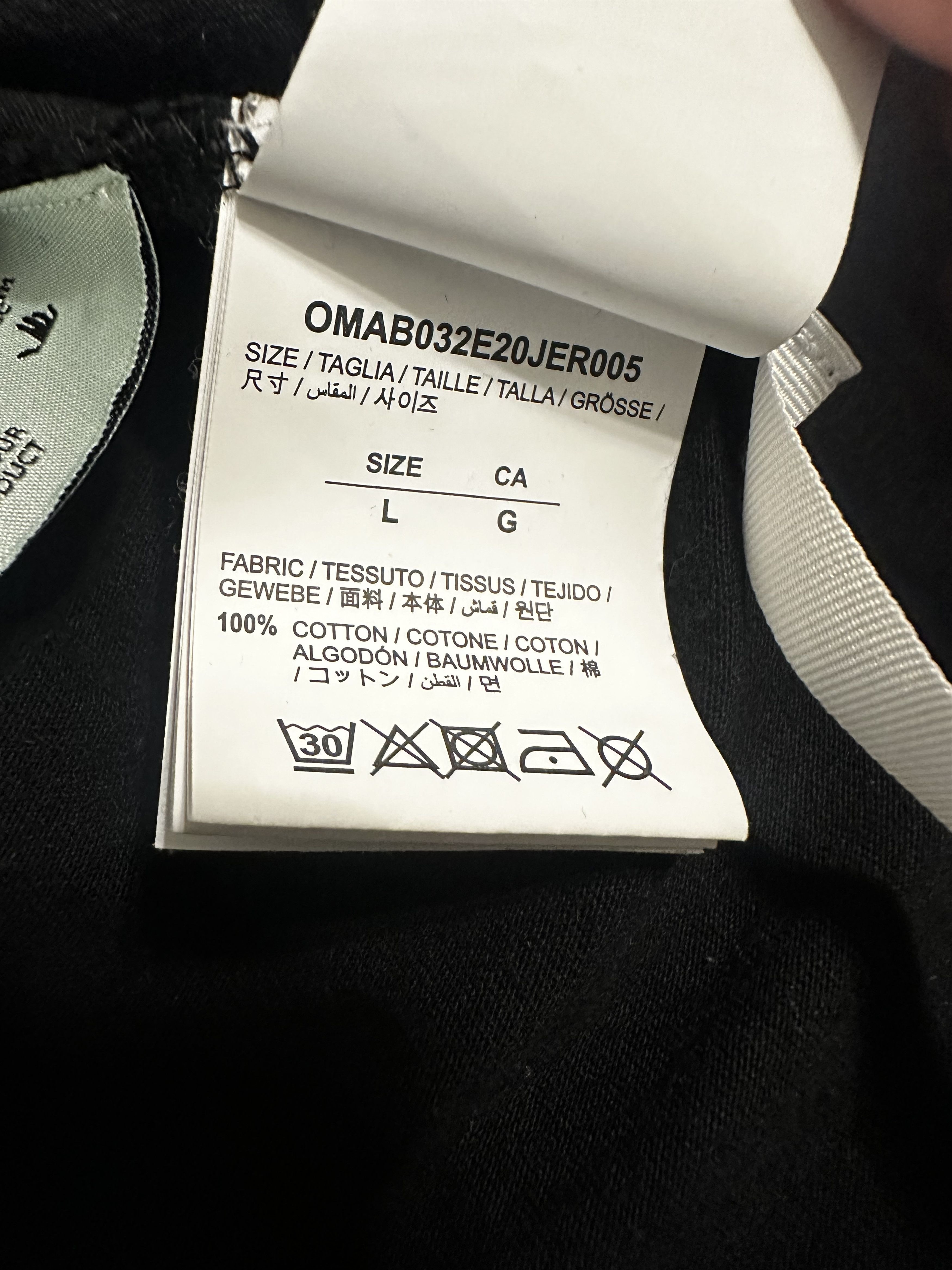 Off-White Off White Mock Neck T Shirt Size US L / EU 52-54 / 3 - 3 Thumbnail