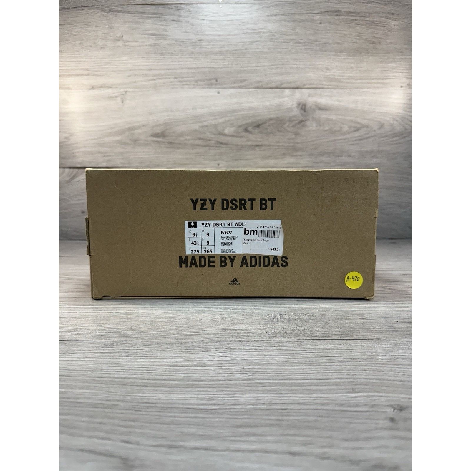 Adidas Adidas Yeezy Desert Boot Salt - Size 9.5 (FV5677) Size US 9.5 / EU 42-43 - 8 Thumbnail