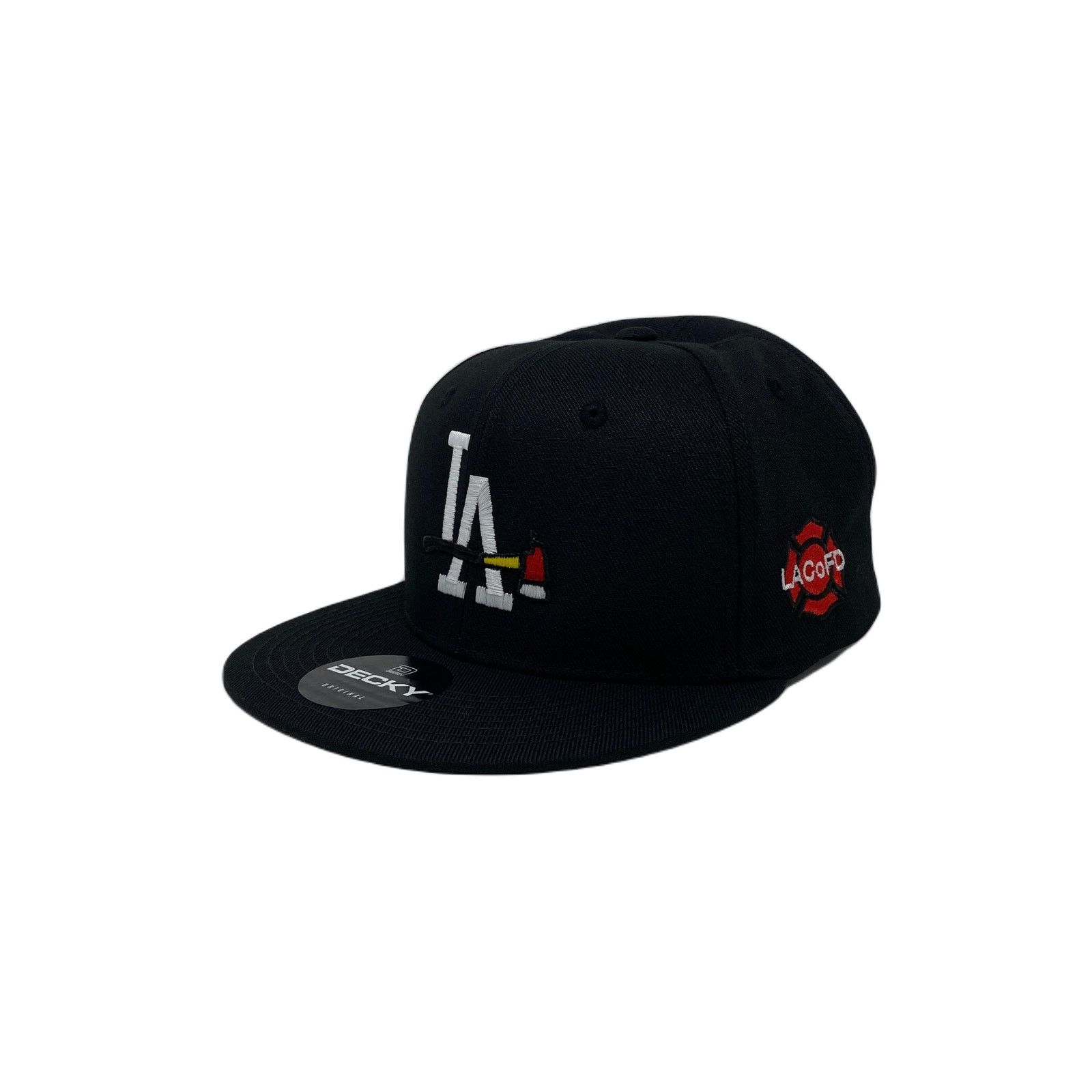 Other Los Angeles LA Axe 2 Snapback Hat All Black Size ONE SIZE - 2 Thumbnail
