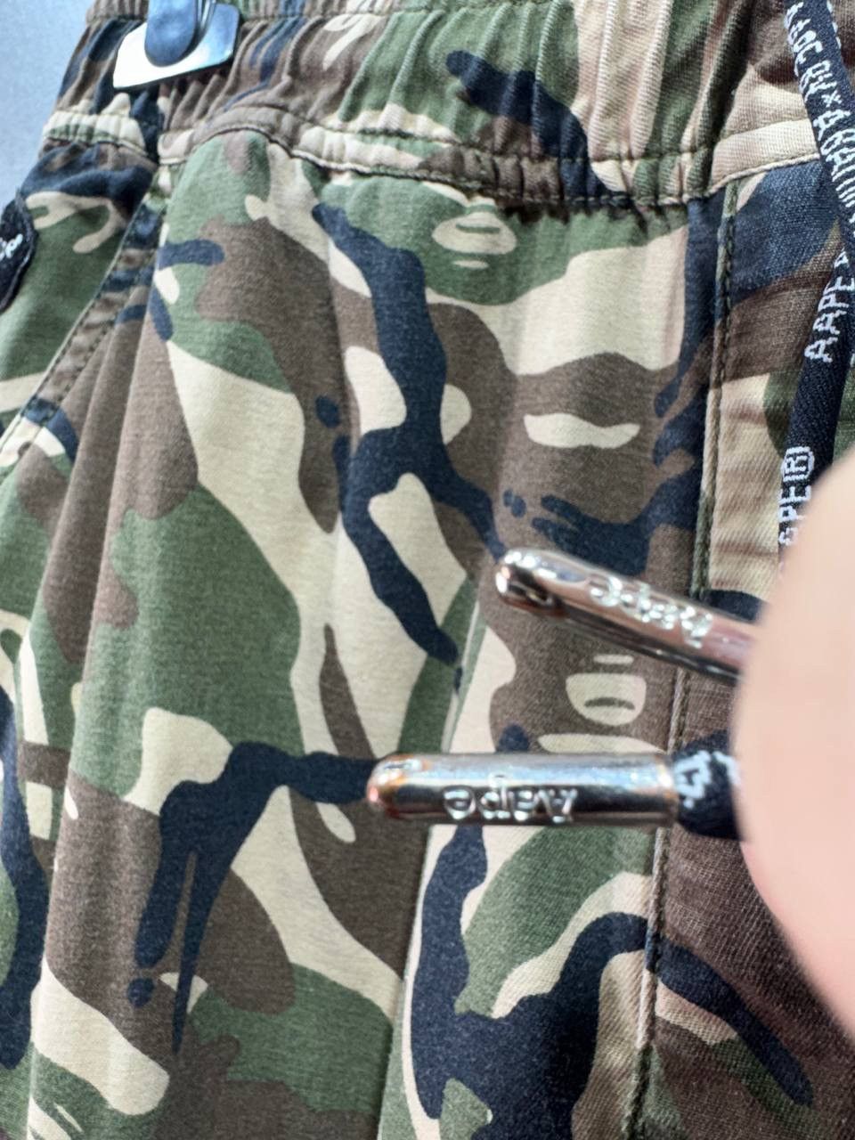 Aape Aape By A Bathing Ape Camo Men’s Trousers Cargo Pants Size US 34 / EU 50 - 7 Thumbnail