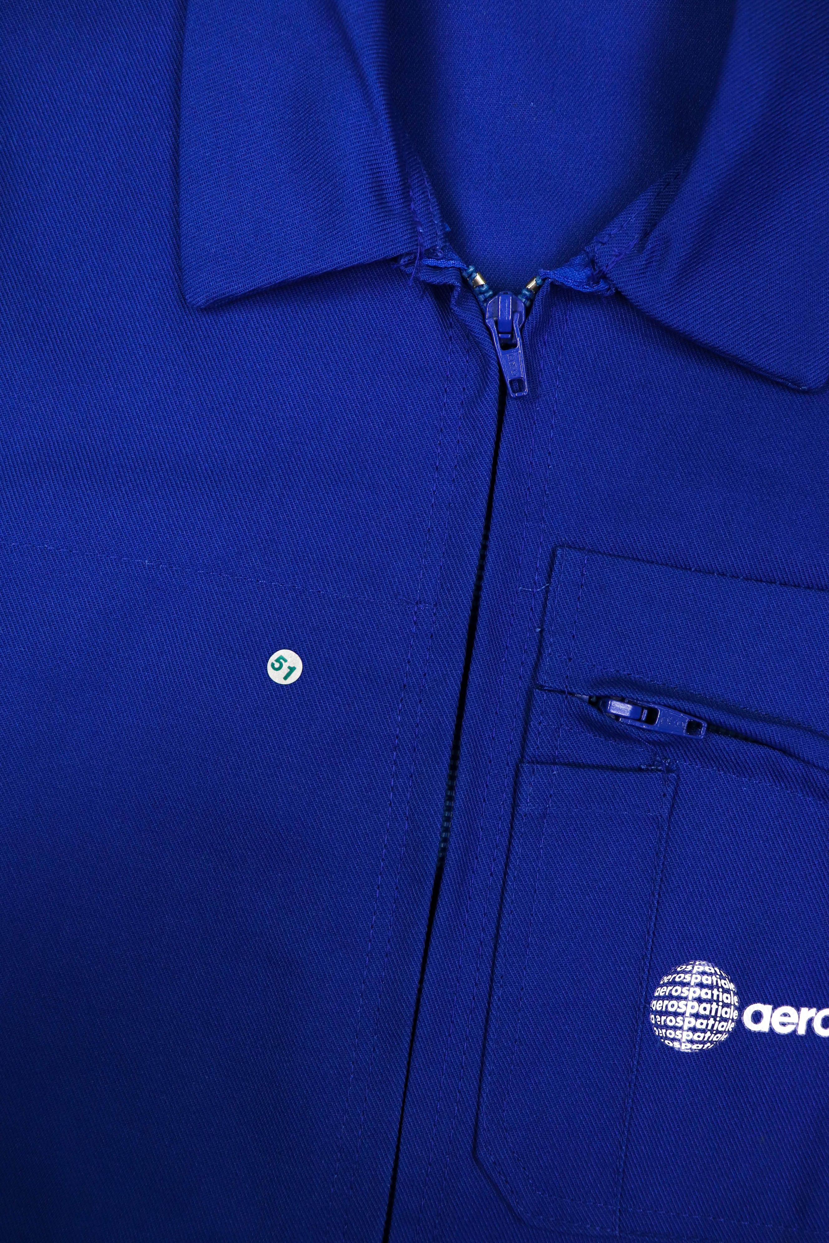 Vintage Vintage Made in France French Blue Zip Chore Coat Jacket Size US M / EU 48-50 / 2 - 7 Thumbnail