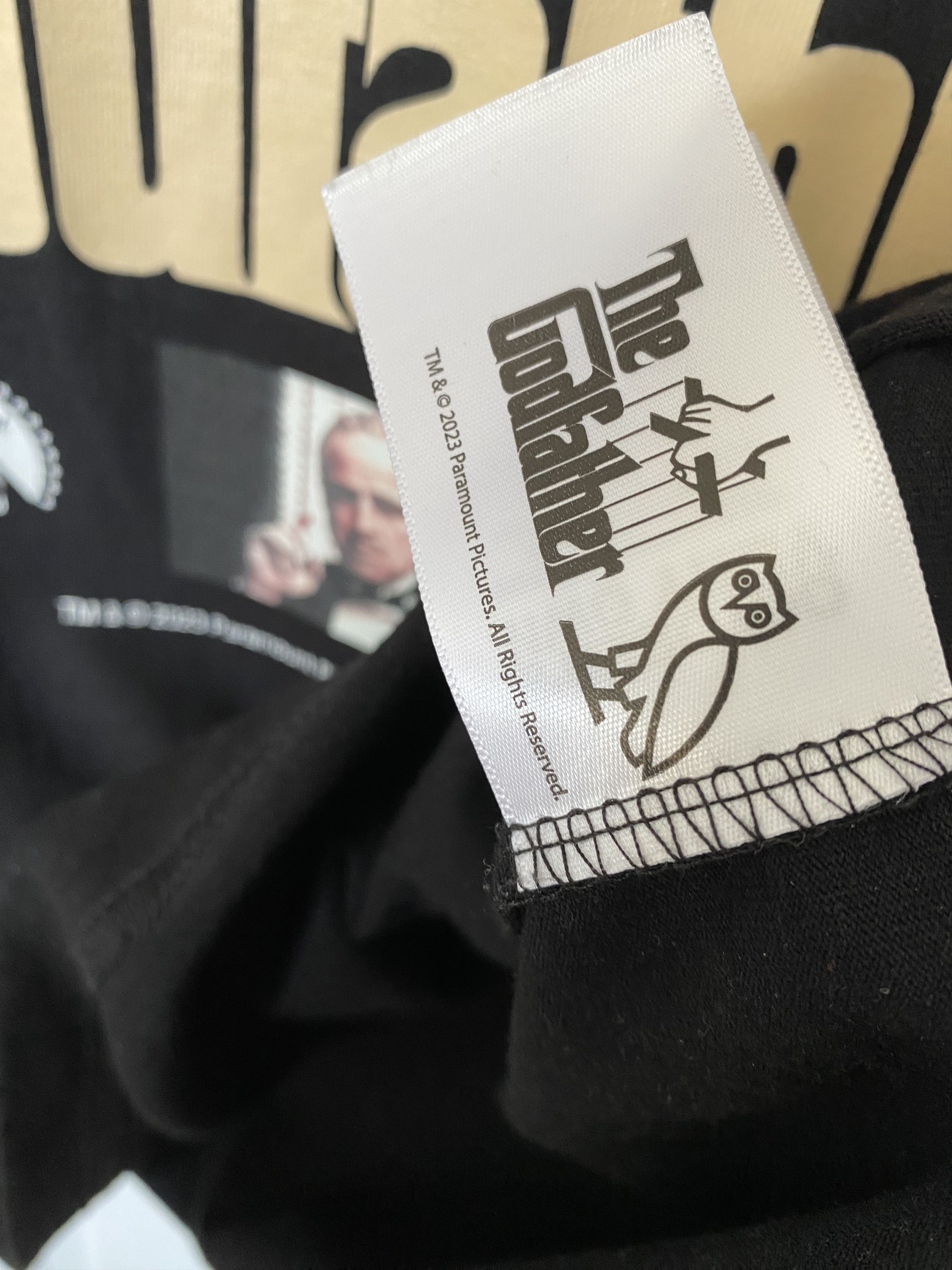 October's Very Own OVO x The Godfather Poster L/S T-Shirt - Black - SS23 Size US L / EU 52-54 / 3 - 4 Thumbnail
