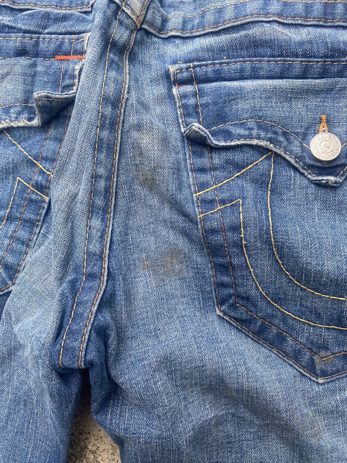 If Six Was Nine × Japanese Brand × True Religion True Religion Straight Cut Jeans Size US 37 - 17 Thumbnail