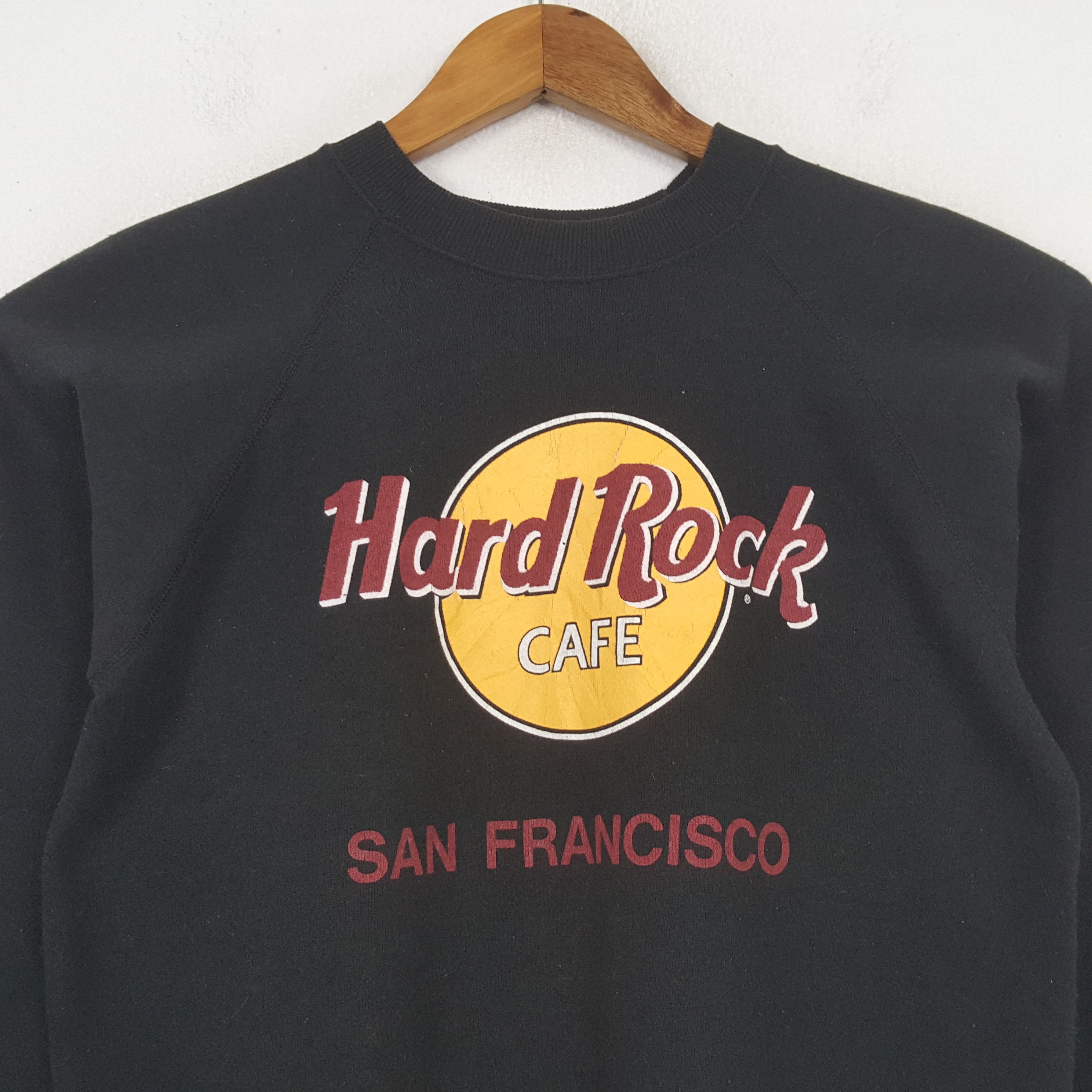 Hanes × Vintage Vintage Hard Rock Cafe San Francisco Sweatshirt C293N12 Size US S / EU 44-46 / 1 - 2 Thumbnail