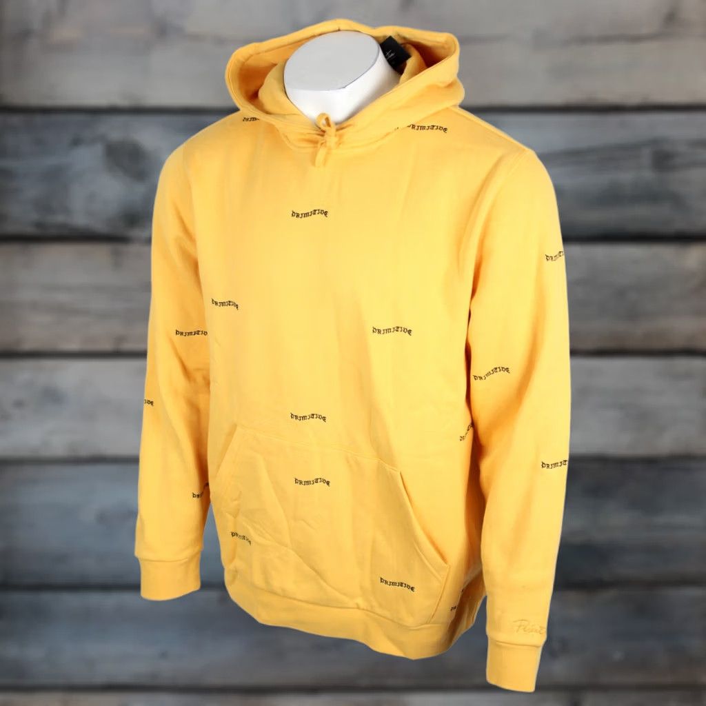 Zumiez Primitive Skate Men's Hoodie Hartford Embroidered Logo Sweatshirt Yellow Zumiez Size US L / EU 52-54 / 3 - 1 Thumbnail